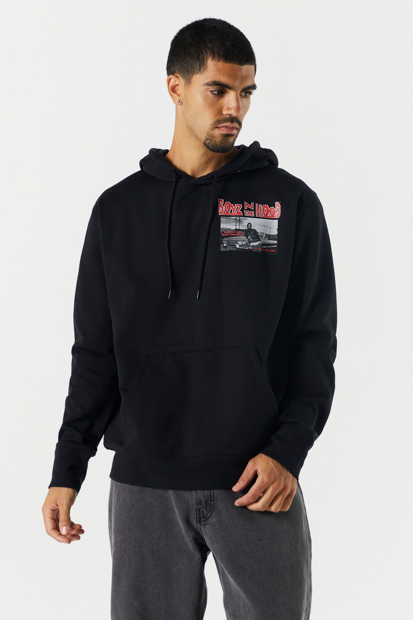 Haut à capuchon avec imprimé Boys N The Hood sold by Urban Planet