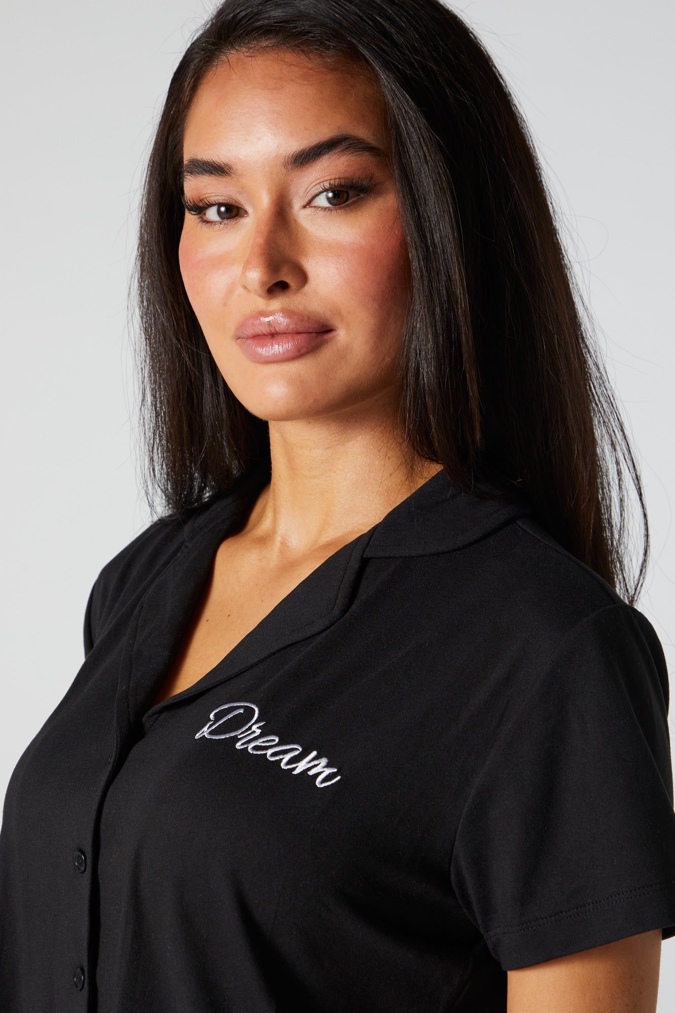 Ensemble pyjama avec motif brodé Dream sold by Urban Planet product image thumbnail 4