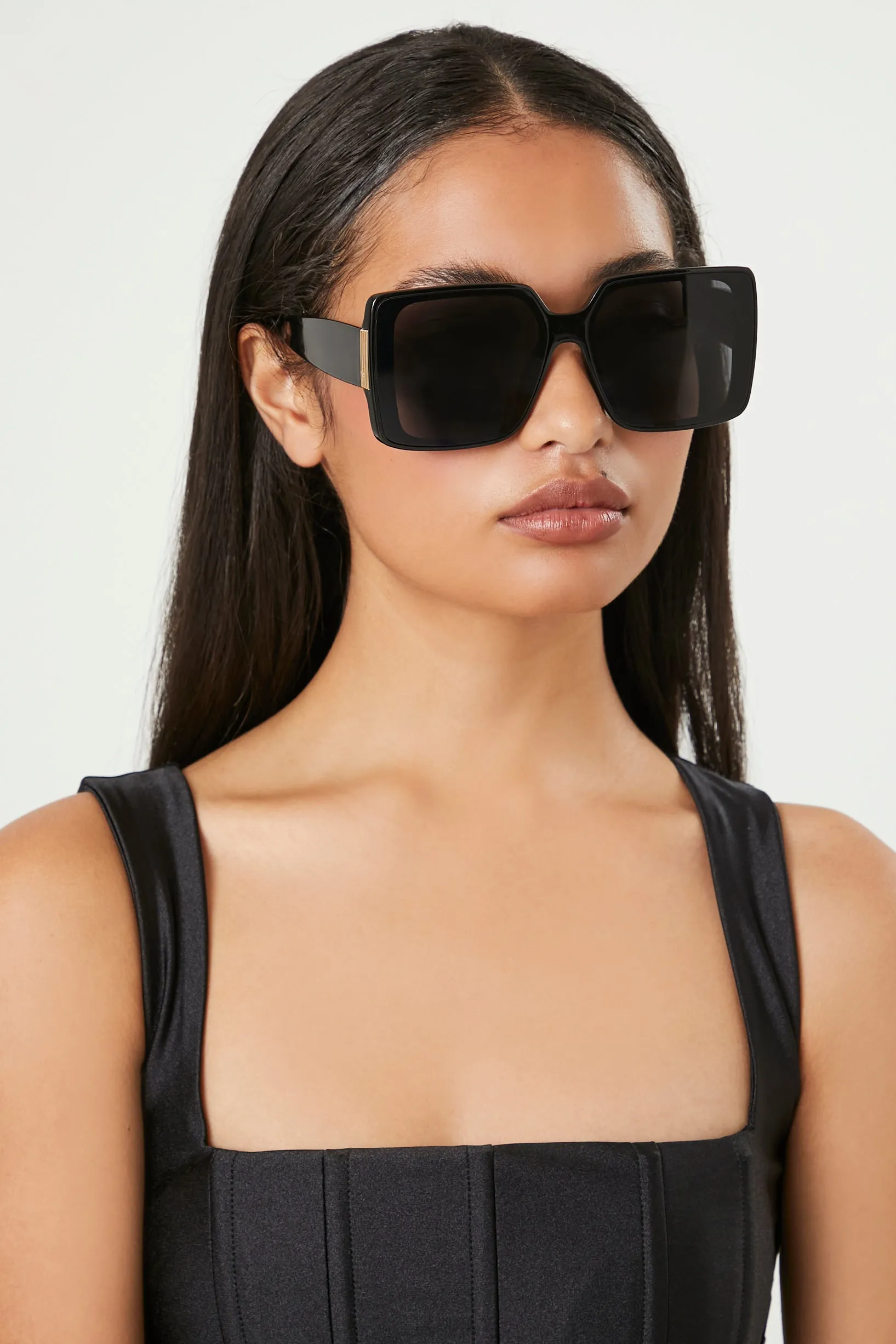 Oversized Square Frame Sunglasses sold by Urban Planet product image thumbnail 5