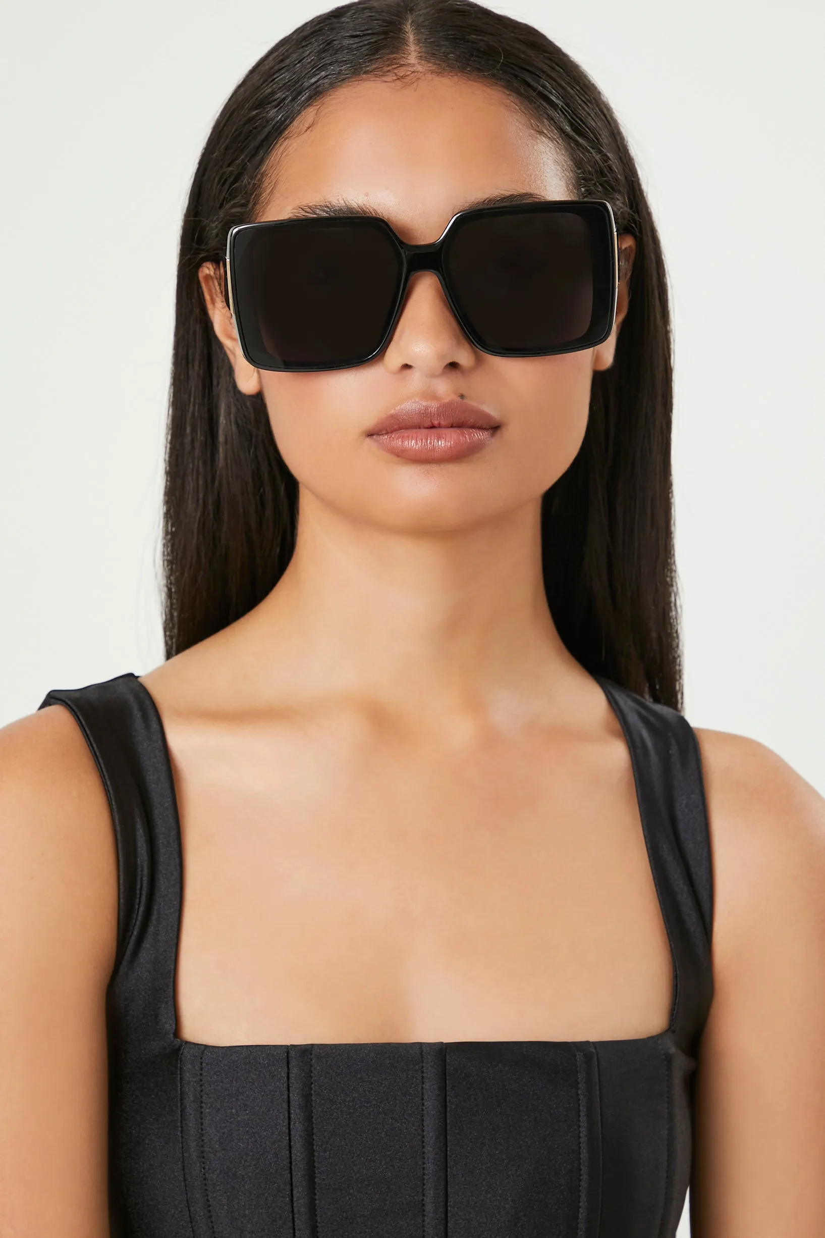 Oversized Square Frame Sunglasses sold by Urban Planet product image thumbnail 4