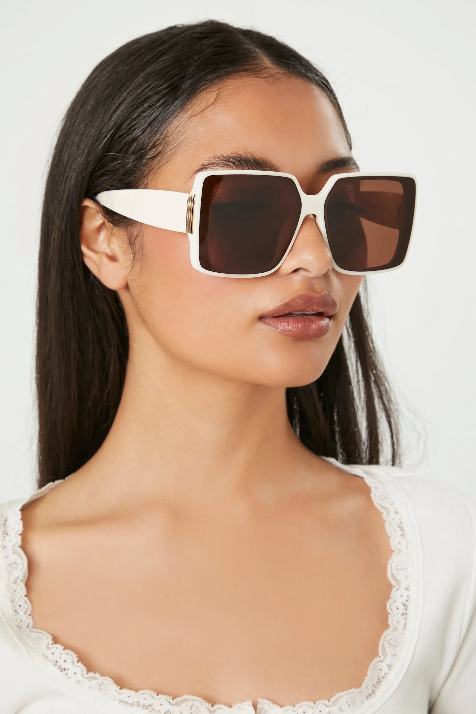 Oversized Square Frame Sunglasses sold by Urban Planet product image thumbnail 2