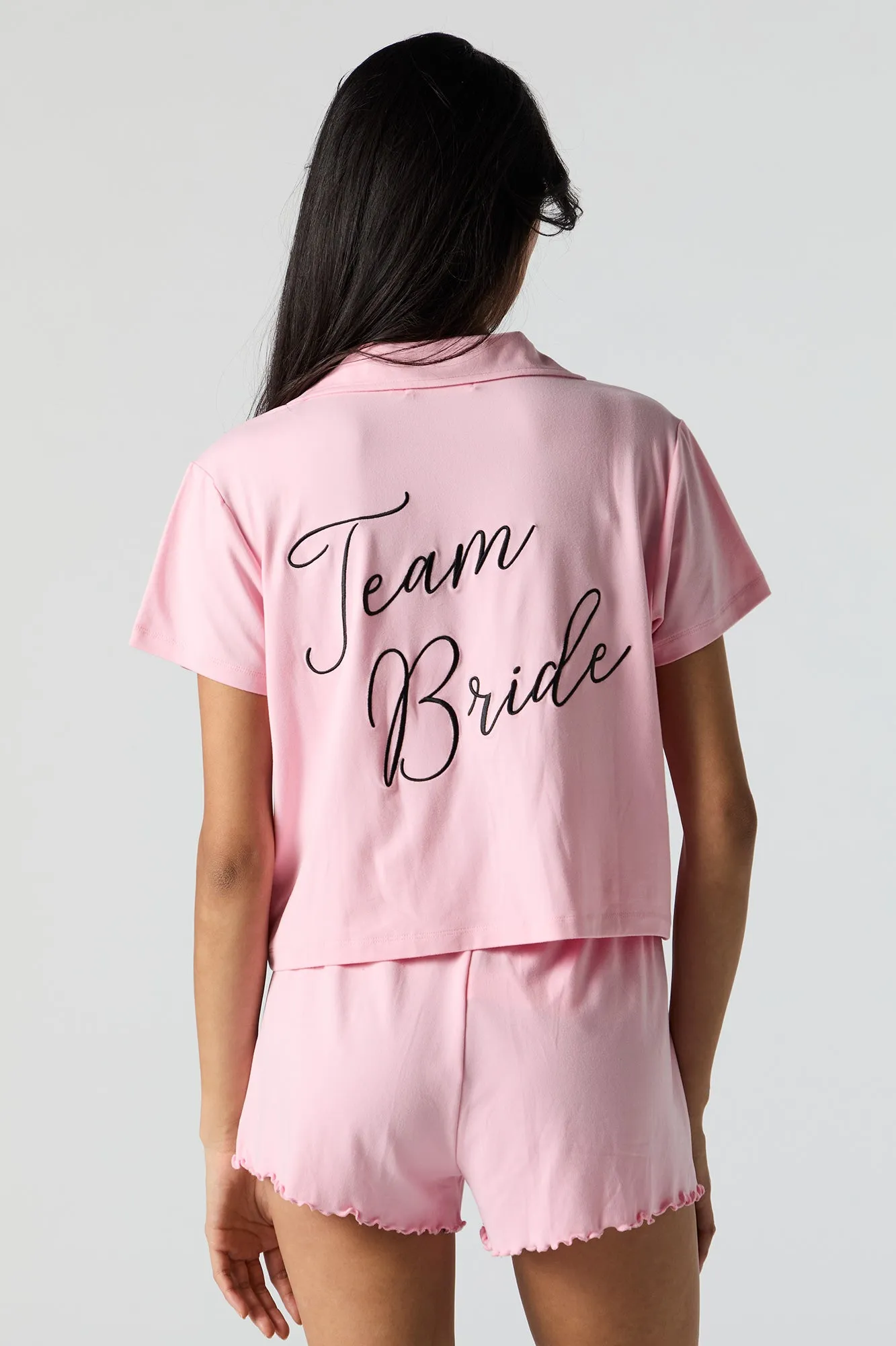 Ensemble pyjama à imprimé Team Bride sold by Urban Planet product image thumbnail 3