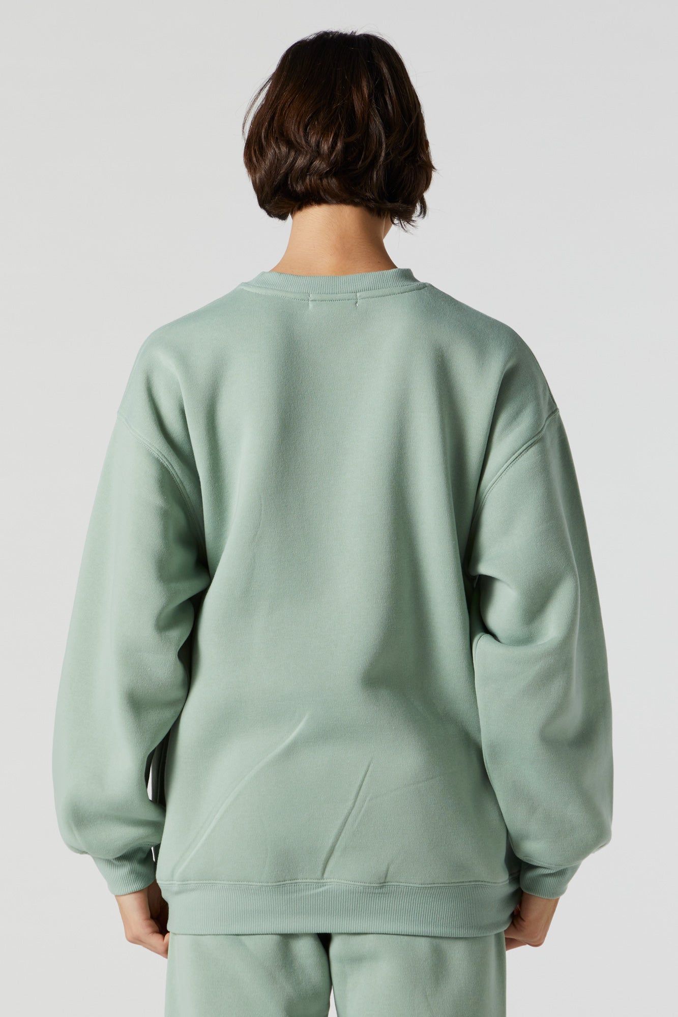 Chenille Embroidered Miami Fleece Sweatshirt sold by Urban Planet product image thumbnail 2