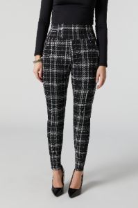 Plaid Print High Rise Zipper Pocket Legging sold by Urban Planet