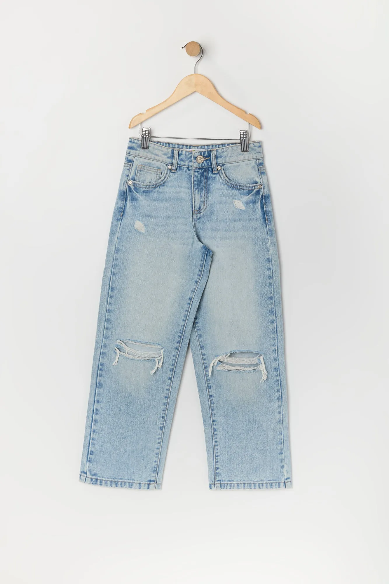 Girls Distressed Wide Leg Jean sold by Urban Planet product image thumbnail 3
