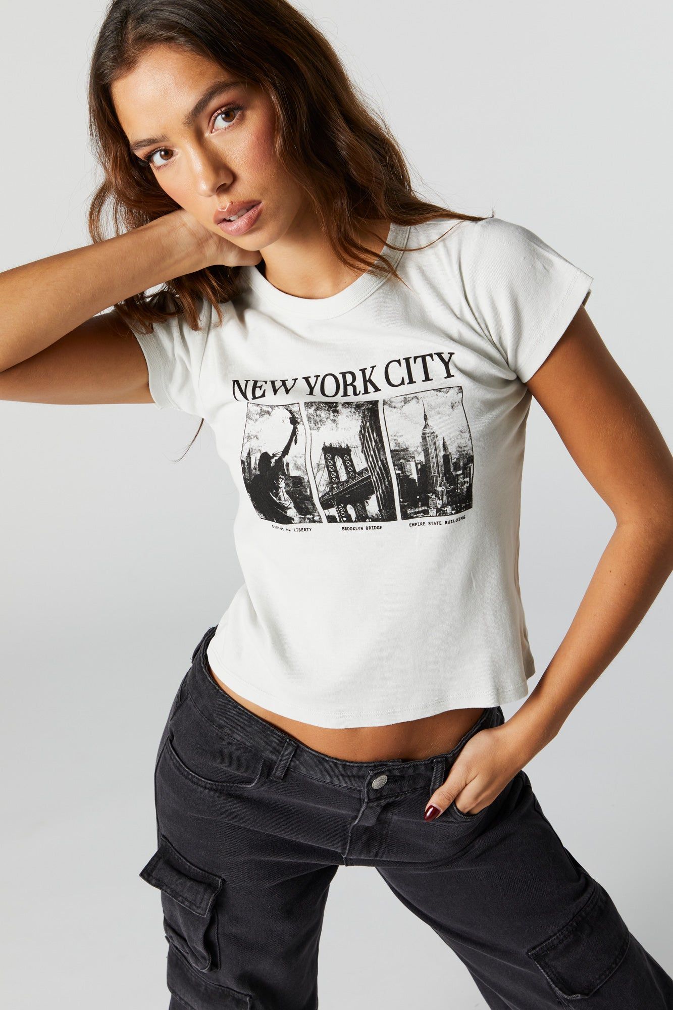 New York City Graphic T-Shirt sold by Urban Planet product image thumbnail 2
