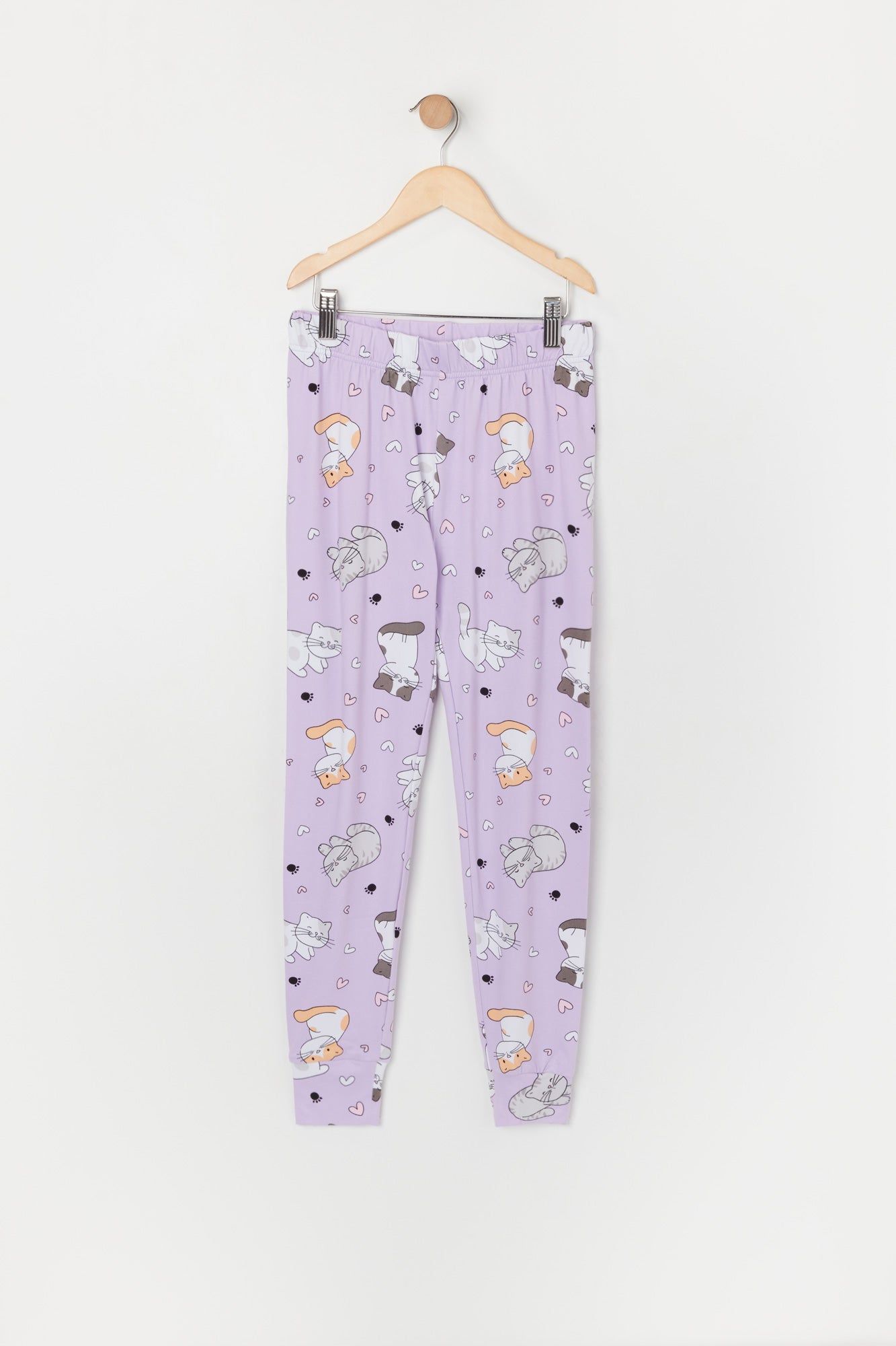Girls Pawsitive Vibes Graphic 2 Piece Pajama Set sold by Urban Planet product image thumbnail 4