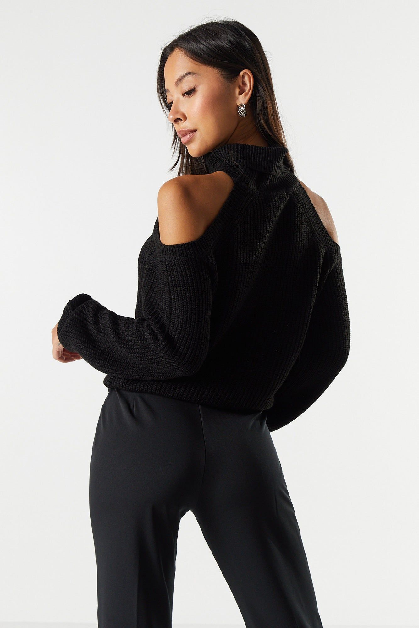 Chandail ras du cou avec découpes sold by Urban Planet product image thumbnail 5