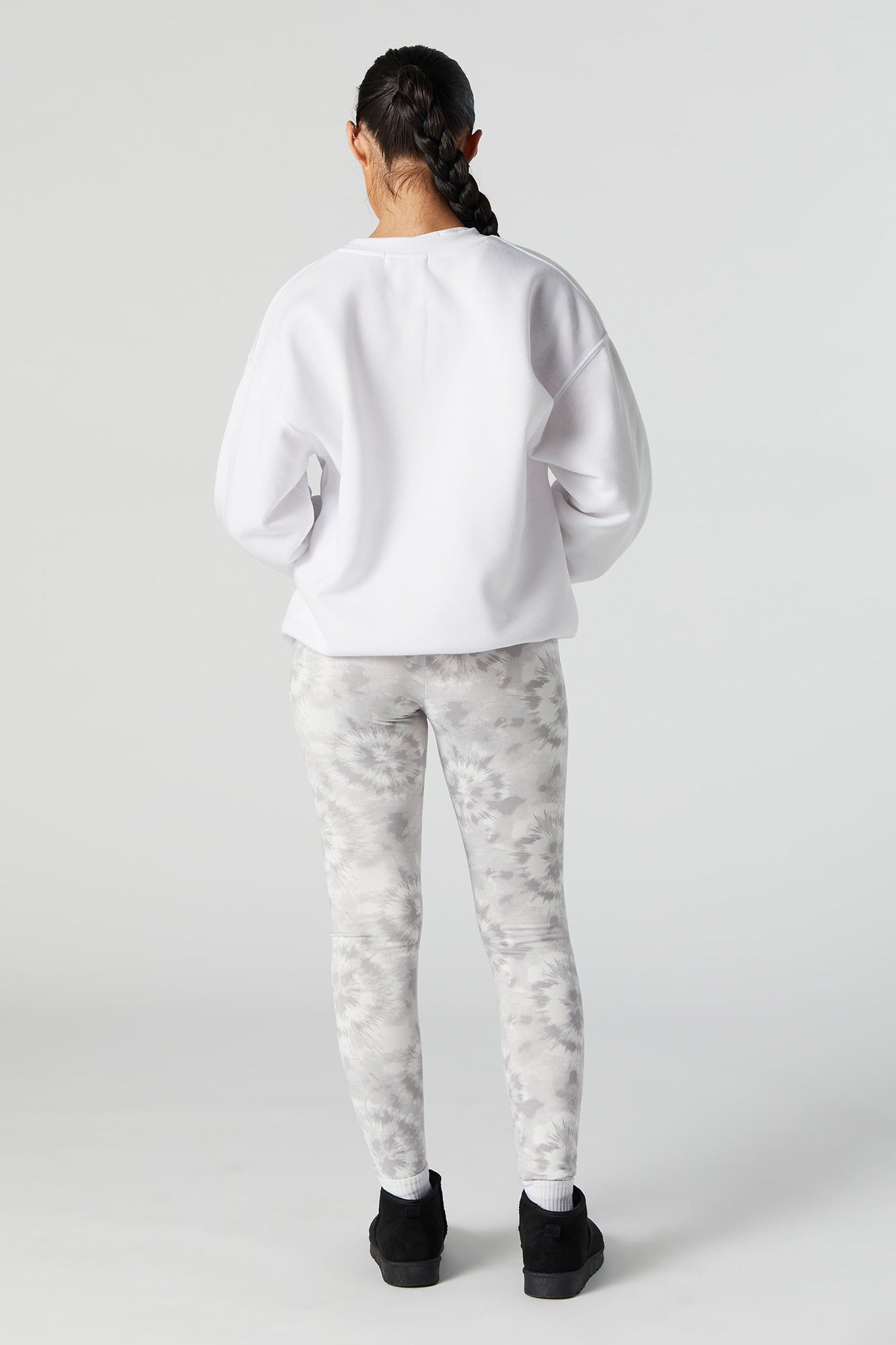 Tie Dye Print Fleece Legging sold by Urban Planet product image thumbnail 2