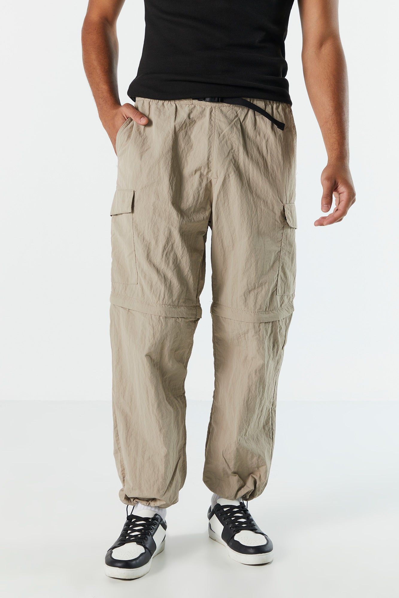 Pantalon cargo en nylon avec fermeture à glissière sold by Urban Planet product image thumbnail 2