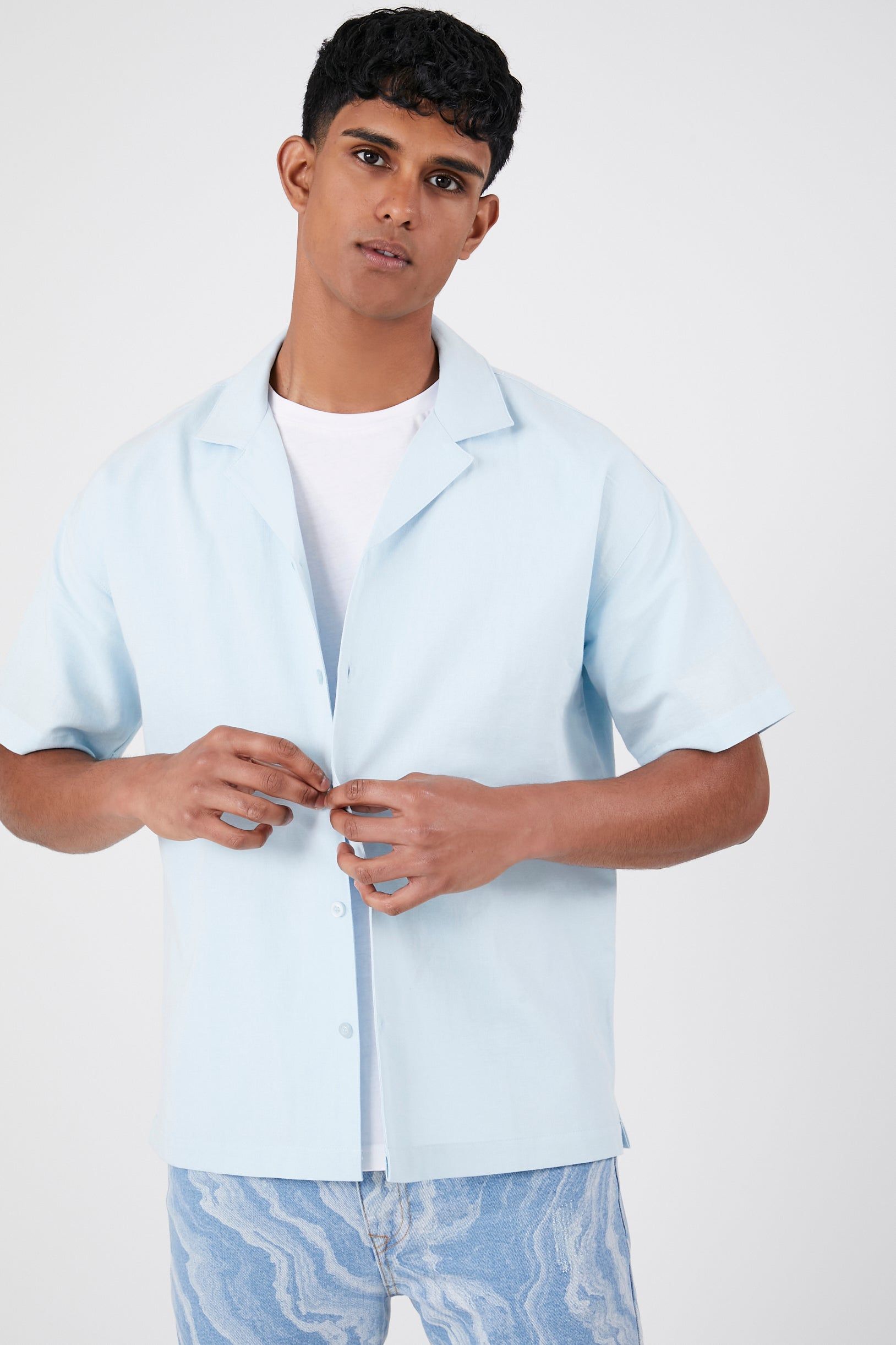 Haut boutonné en mélange de coton sold by Urban Planet product image thumbnail 11