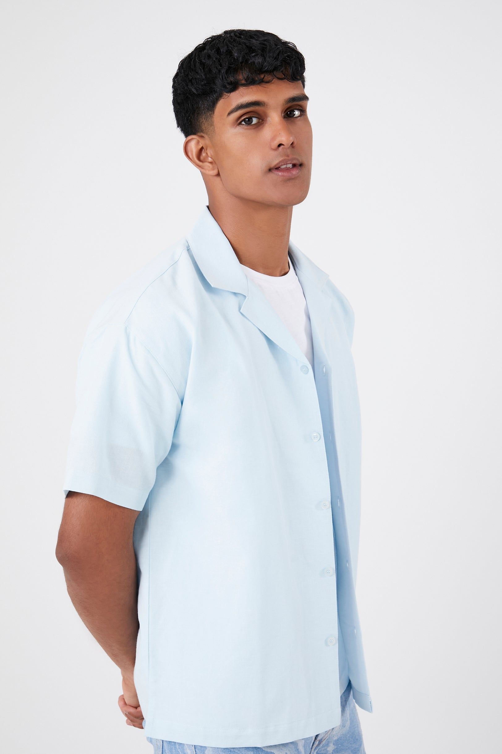 Haut boutonné en mélange de coton sold by Urban Planet product image thumbnail 13