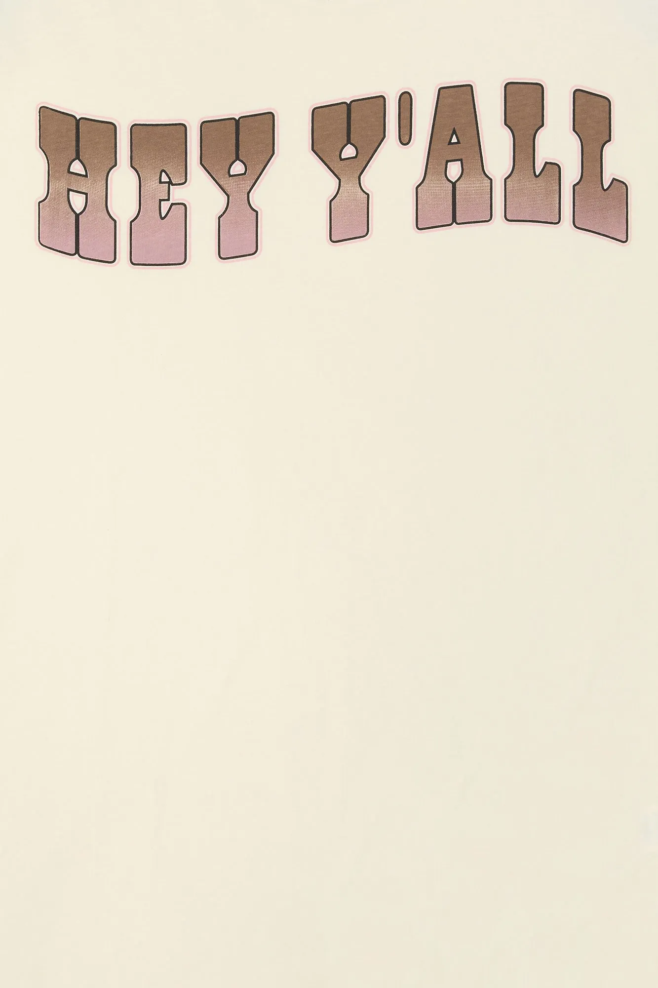 Hey Y'all Graphic Boyfriend T-Shirt sold by Urban Planet product image thumbnail 4