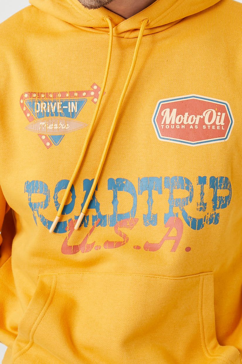 Haut à capuchon à imprimé Roadtrip USA sold by Urban Planet product image thumbnail 5