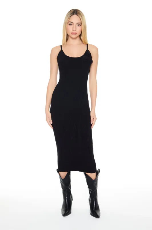 Robe midi crochetée avec rosettes sold by Urban Planet