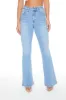 Jean à jambe évasée avec motif brodé Angel Wing sold by Urban Planet