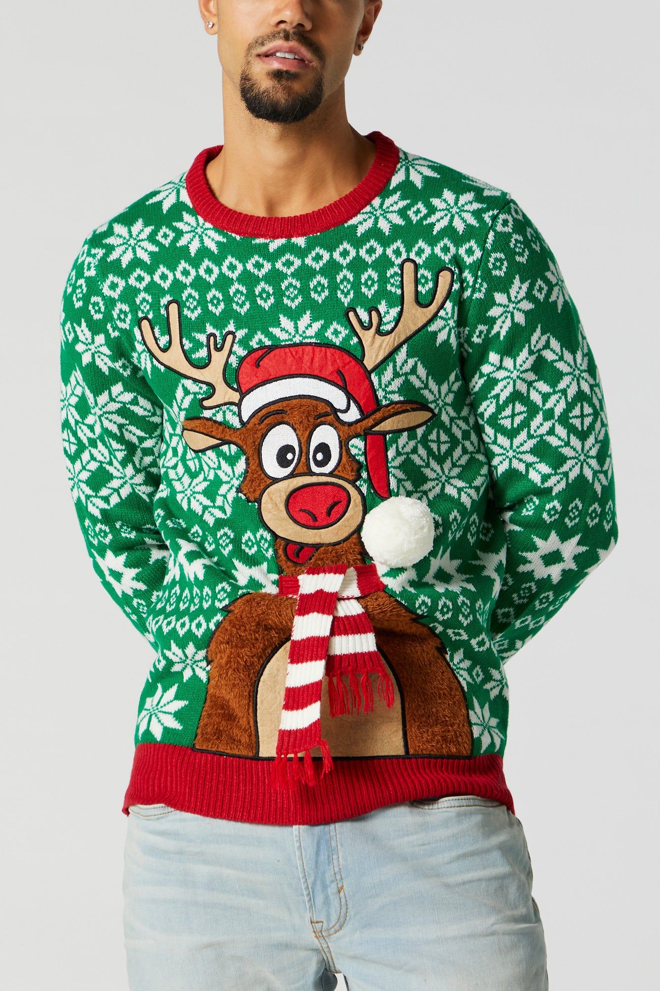 Chandail Hideux Noël Rudolph 3D sold by Urban Planet product image thumbnail 2
