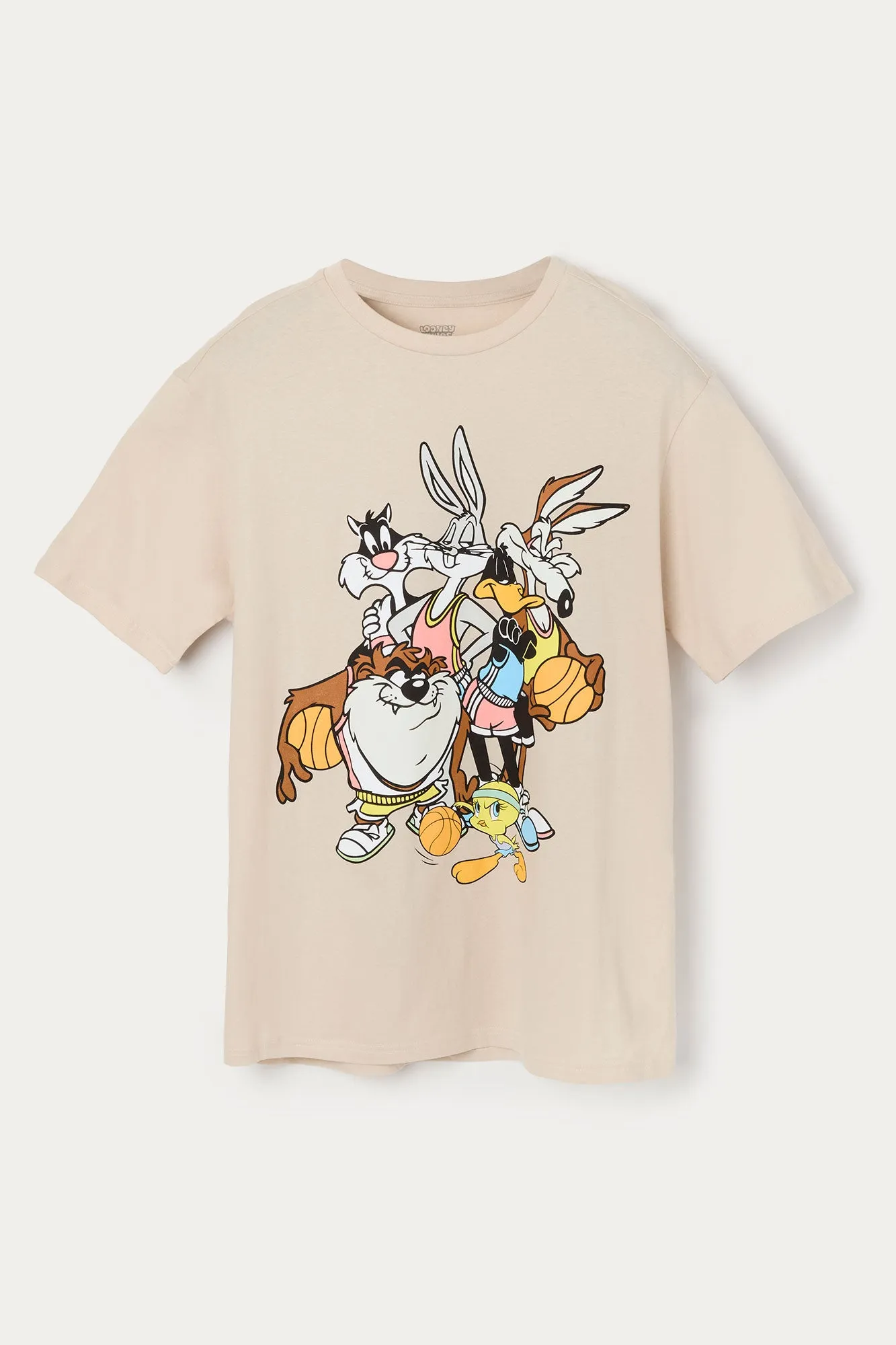 T-shirt à imprimé Looney Toons Basketball Team sold by Urban Planet product image thumbnail 4