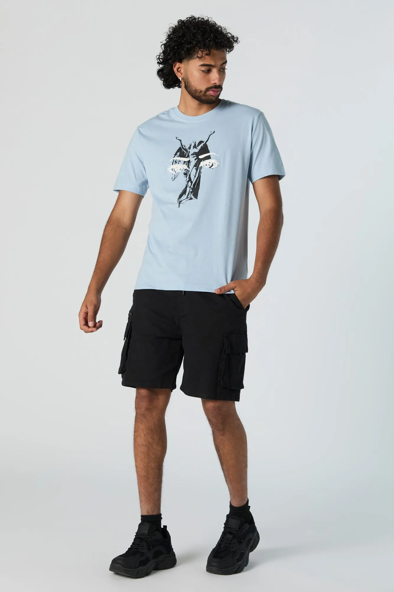 Angel Graphic T-Shirt sold by Urban Planet product image thumbnail 3