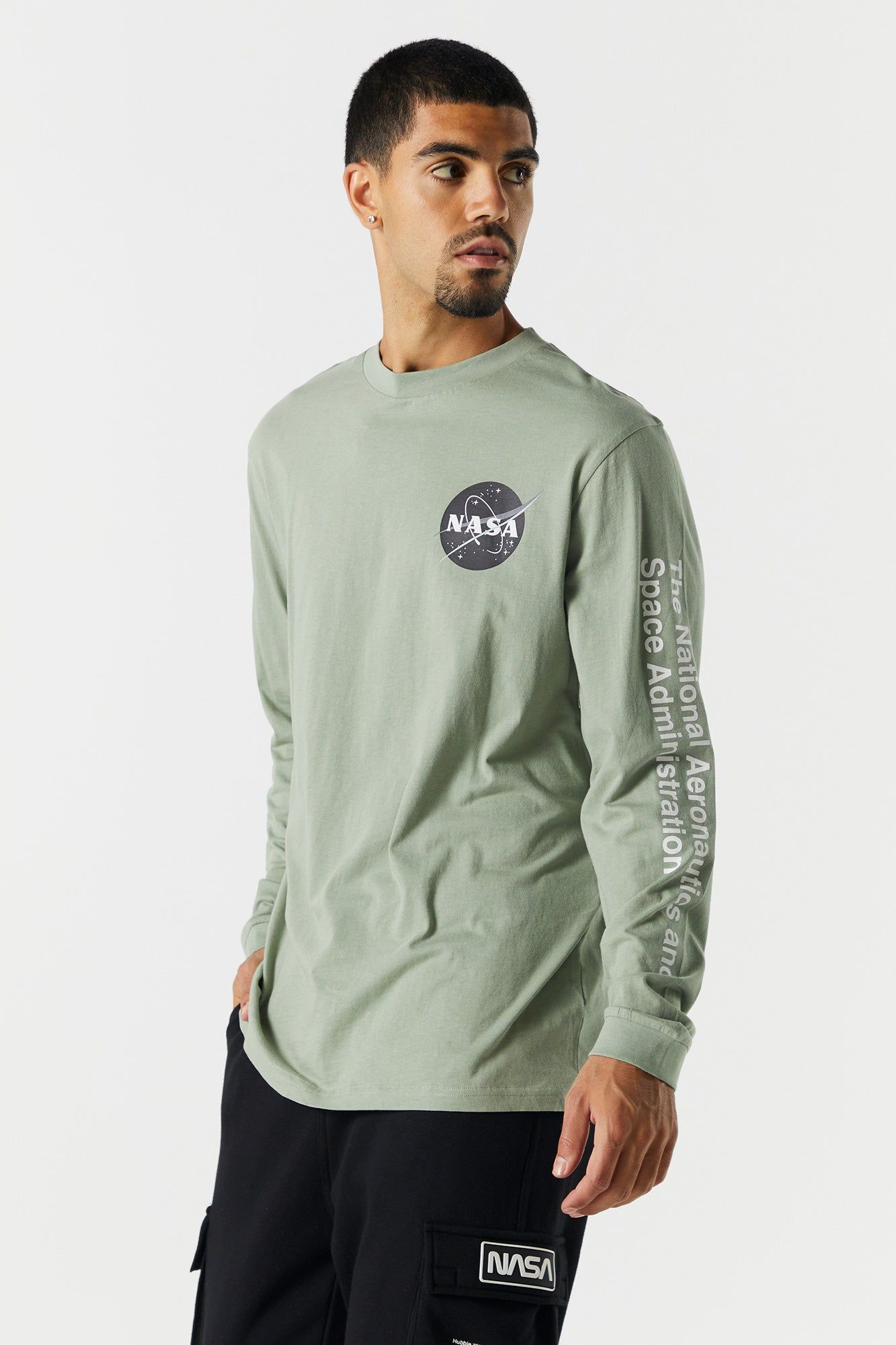 NASA Graphic Long Sleeve Top sold by Urban Planet product image thumbnail 4