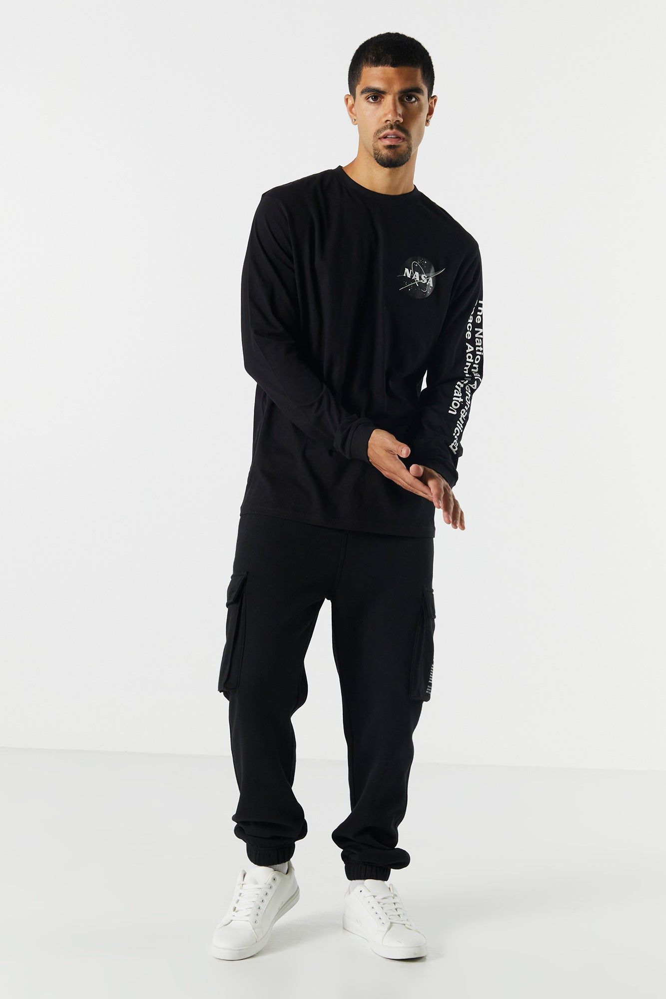 NASA Graphic Long Sleeve Top sold by Urban Planet product image thumbnail 3