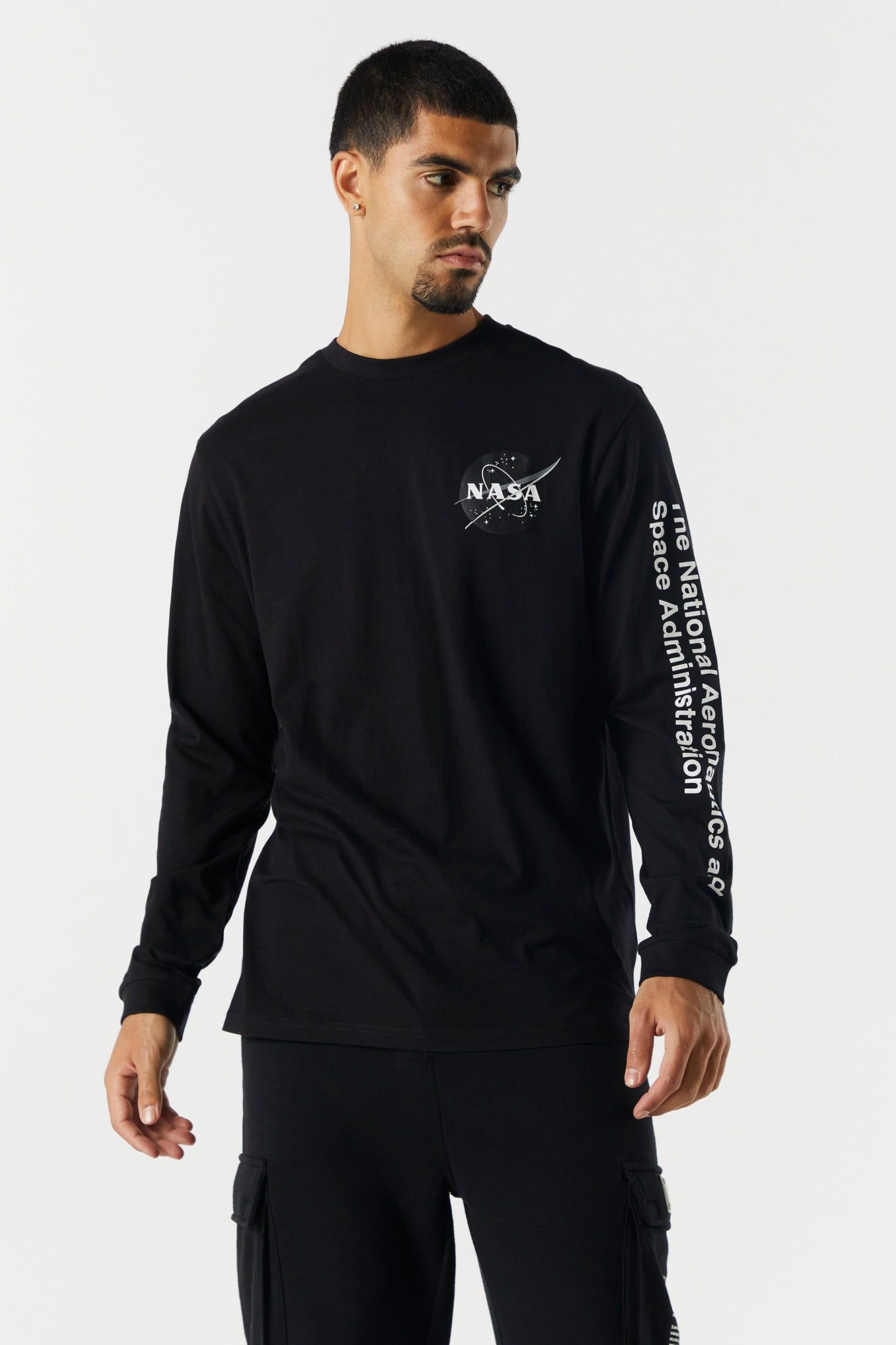 NASA Graphic Long Sleeve Top sold by Urban Planet