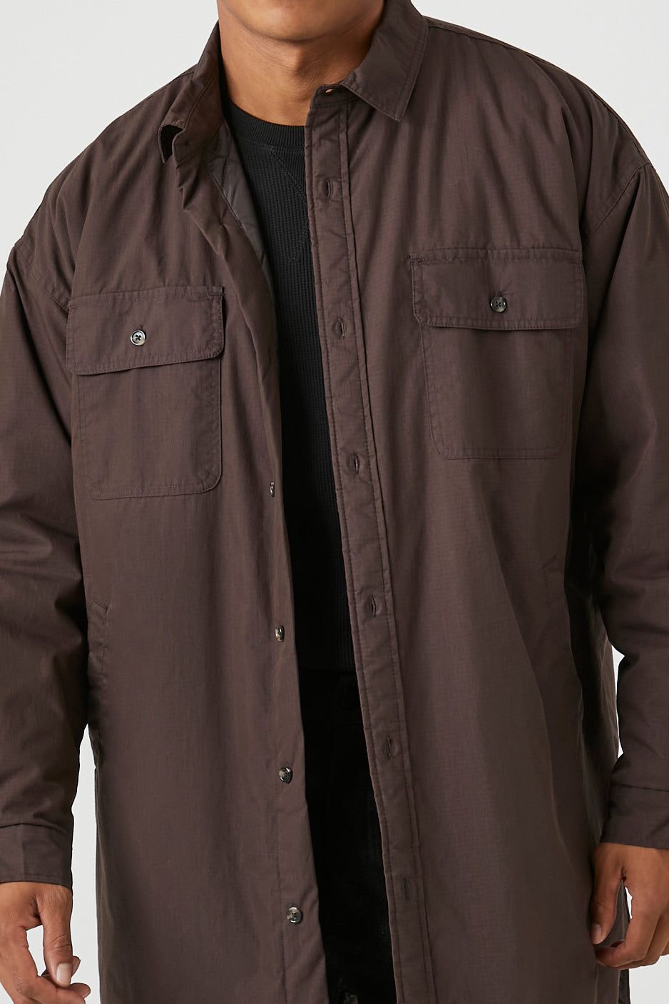 Surchemise longue avec boutons-pression sold by Urban Planet product image thumbnail 3