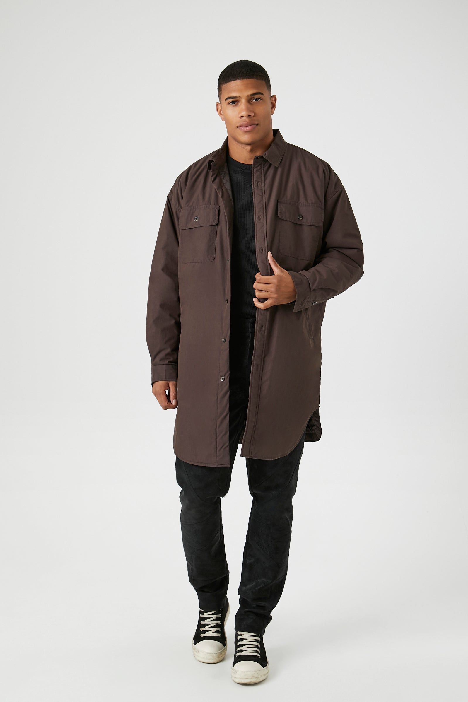 Surchemise longue avec boutons-pression sold by Urban Planet product image thumbnail 4