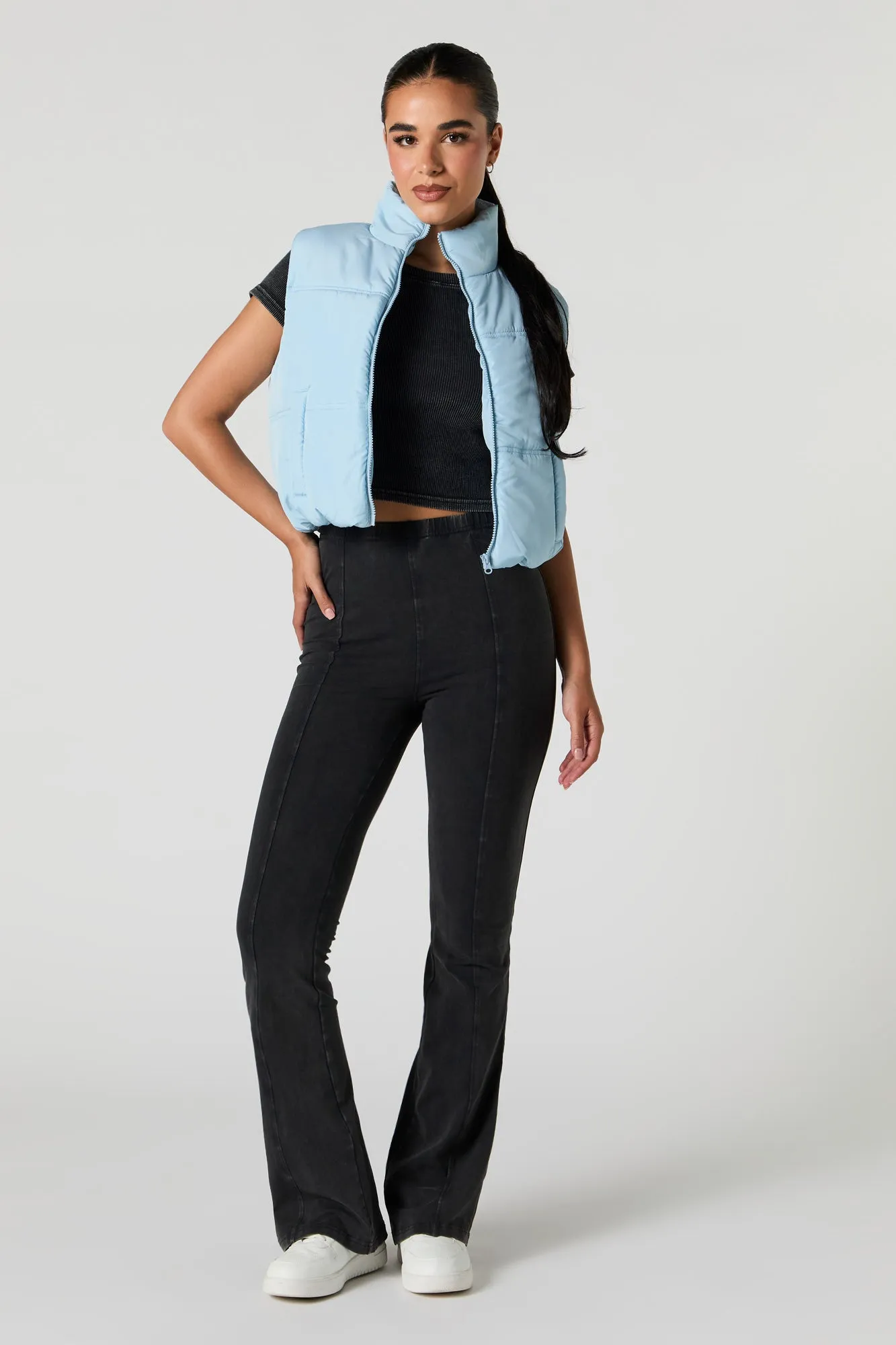 Zip-Up Puffer Vest sold by Urban Planet product image thumbnail 3