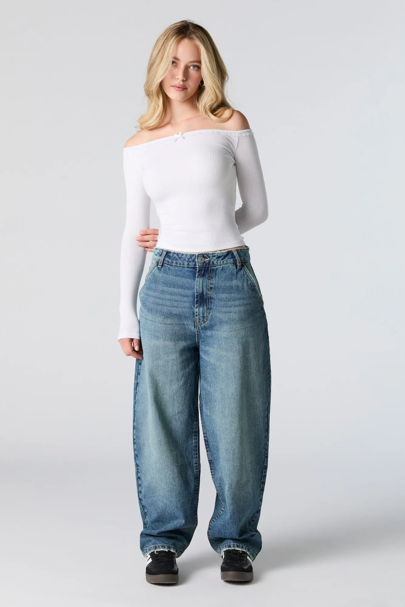 Vintage Wash Baggy Balloon Leg Jean sold by Urban Planet product image thumbnail 4