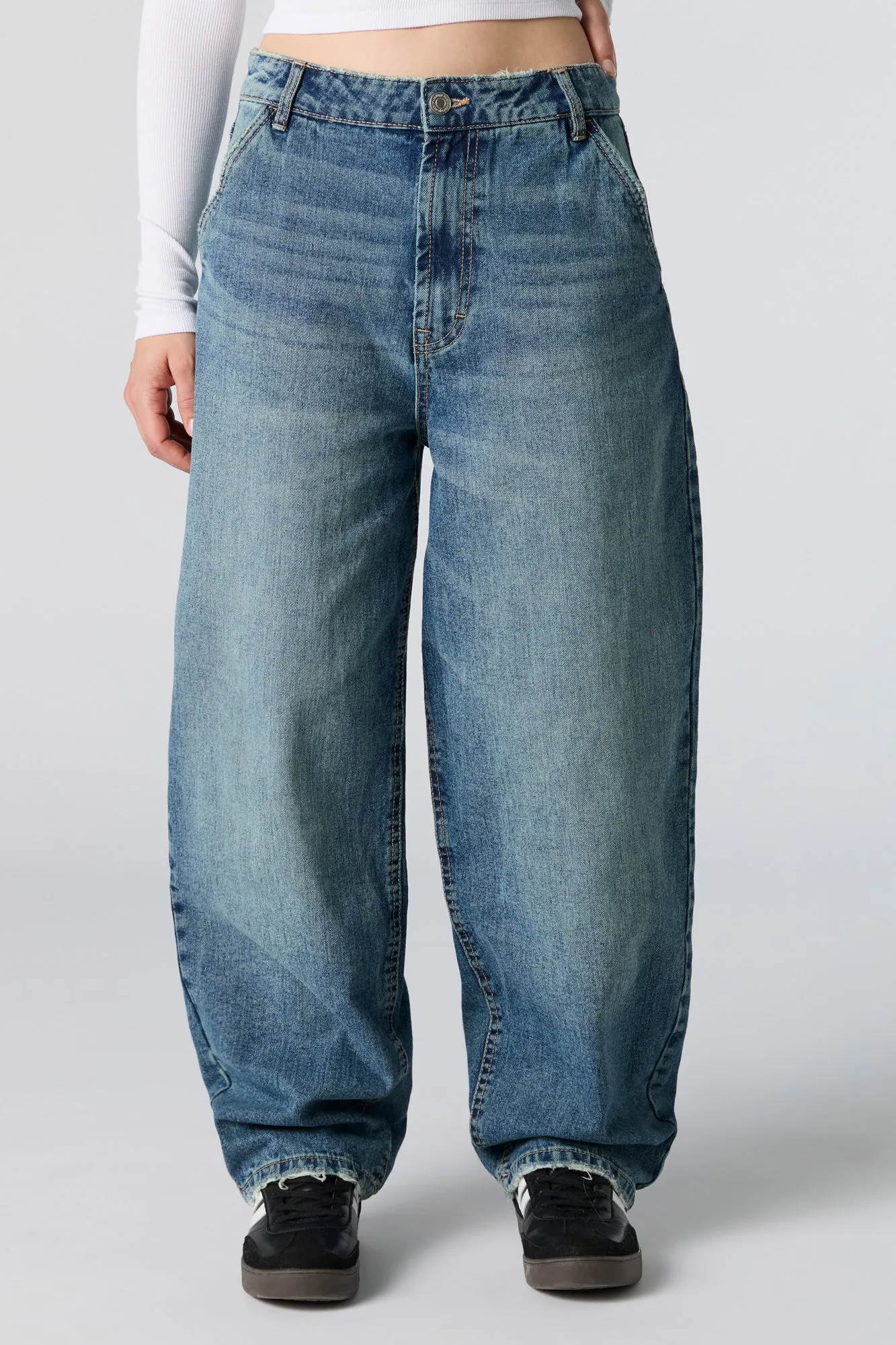 Vintage Wash Baggy Balloon Leg Jean sold by Urban Planet product image thumbnail 5