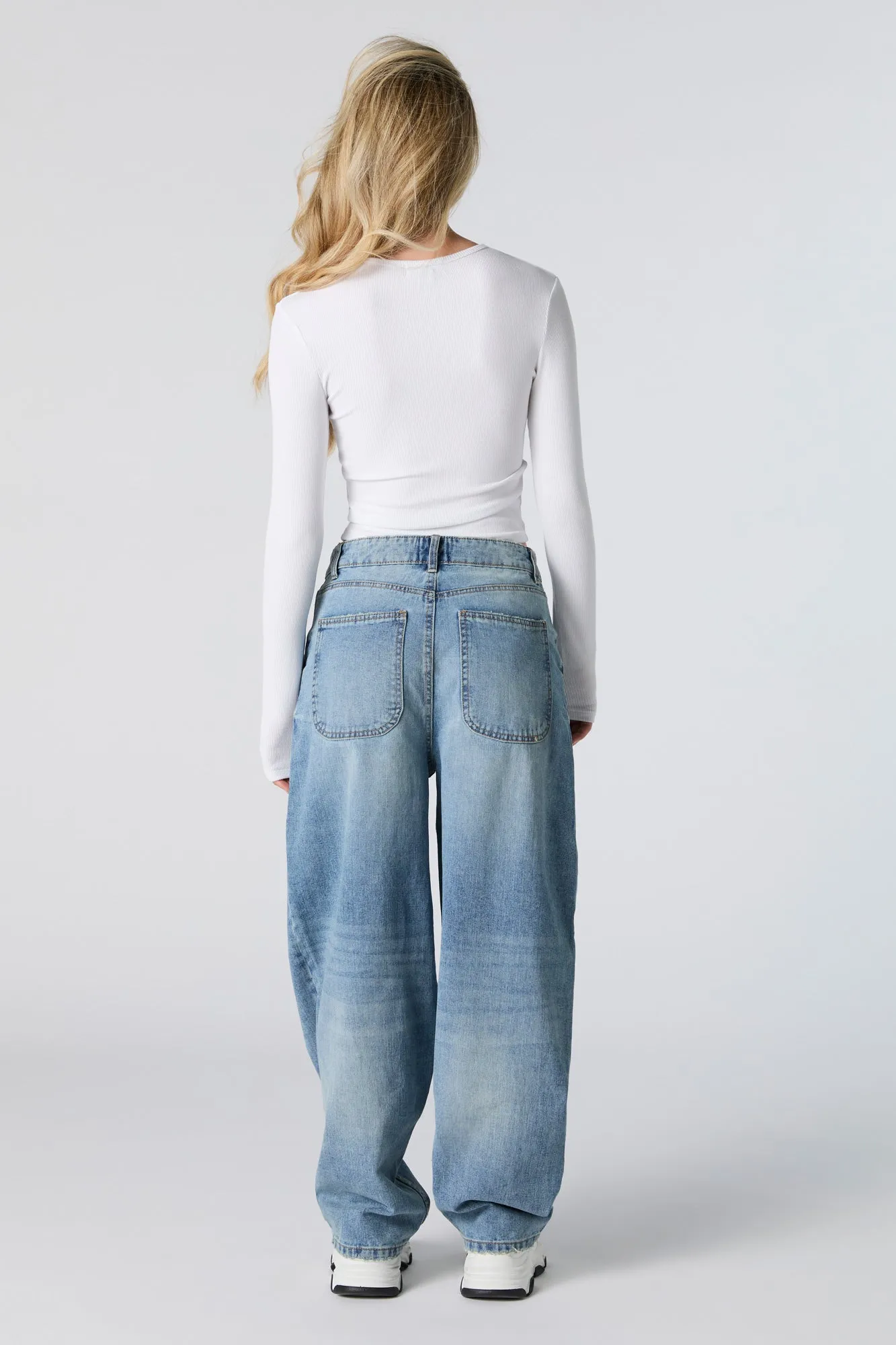 Vintage Wash Baggy Balloon Leg Jean sold by Urban Planet product image thumbnail 3