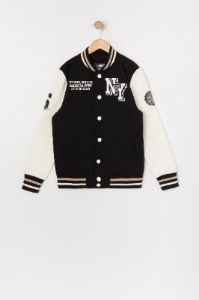 Boys New York Embroidered Varsity Jacket sold by Urban Planet