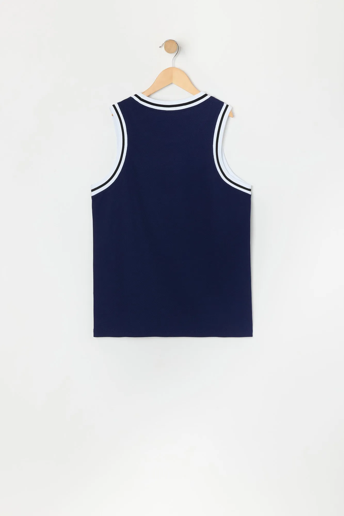 Jersey de basketball en filet à imprimé Brooklyn pour garçon sold by Urban Planet product image thumbnail 2