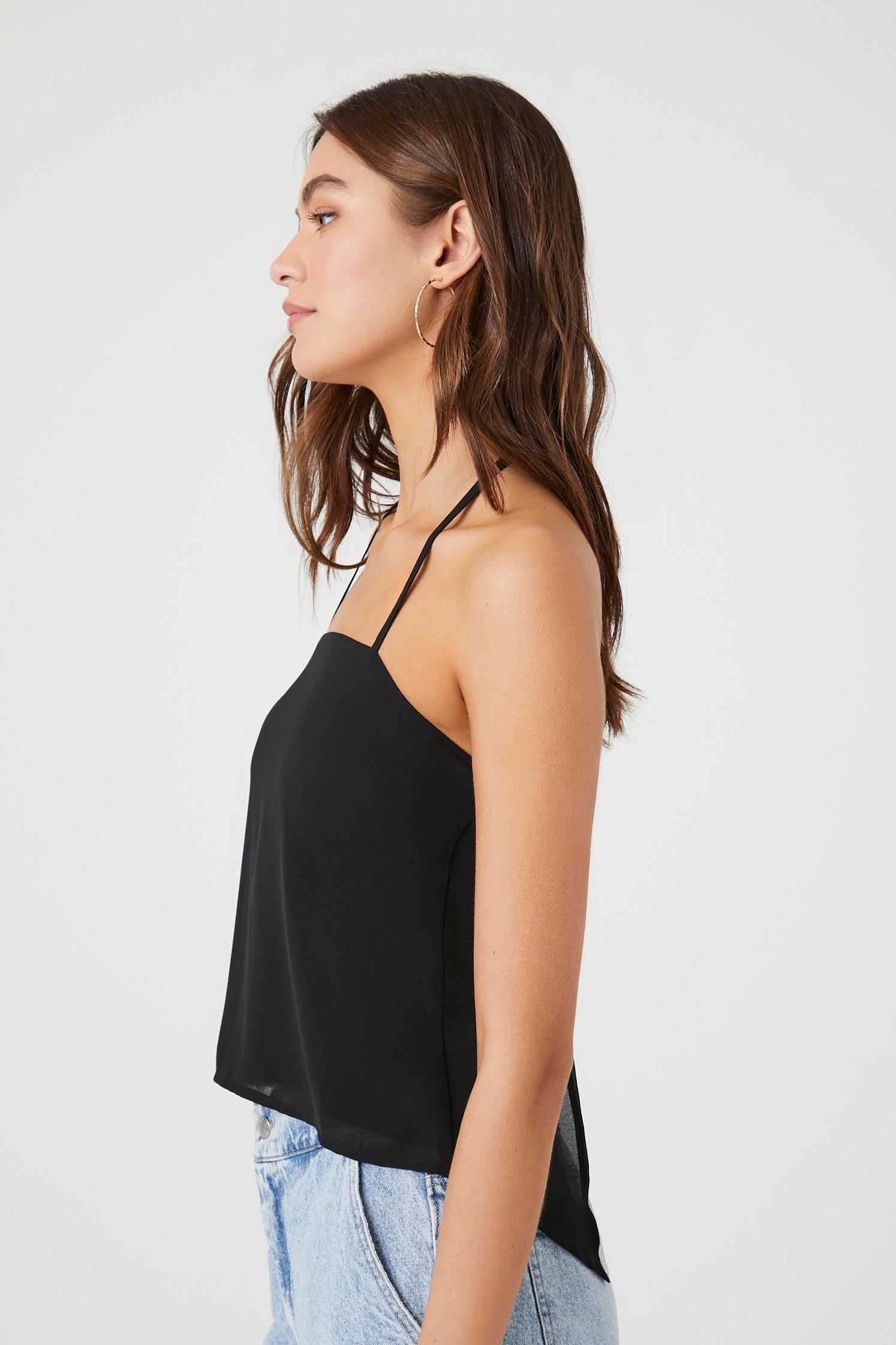 Camisole bain-de-soleil en chiffon avec dos ouvert sold by Urban Planet product image thumbnail 8