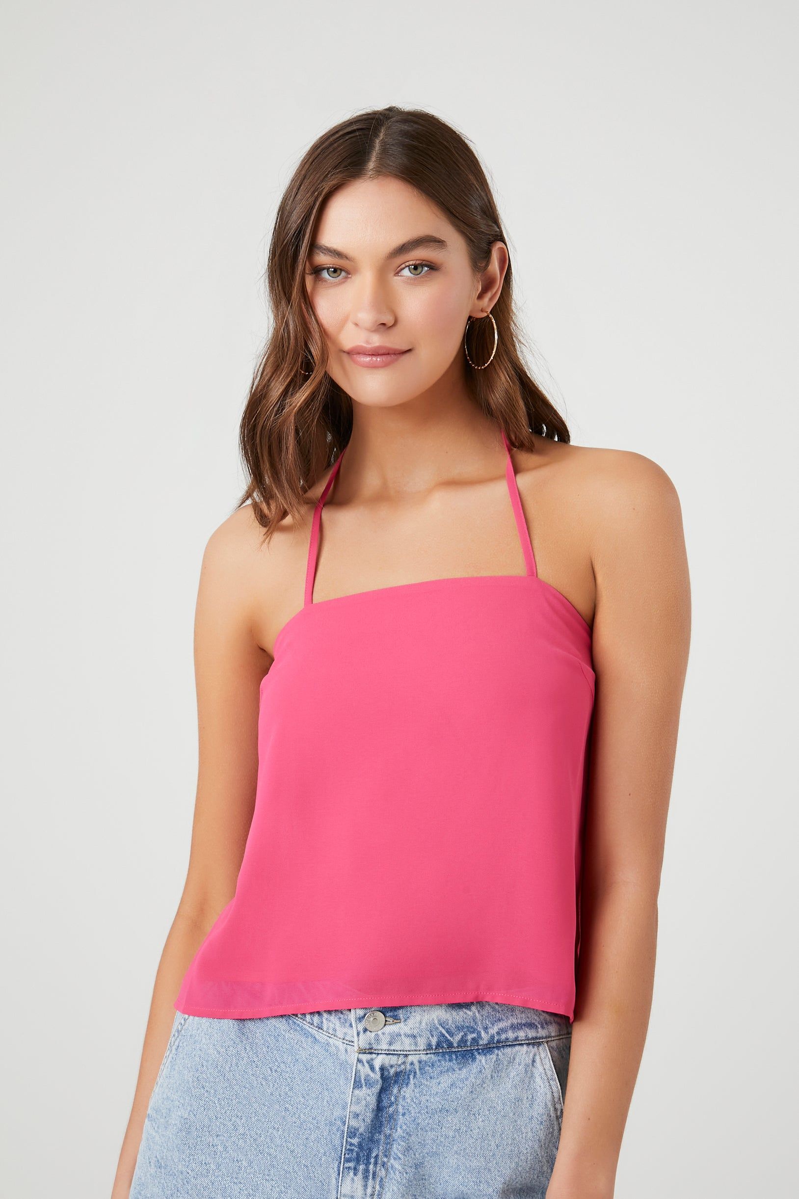 Camisole bain-de-soleil en chiffon avec dos ouvert sold by Urban Planet