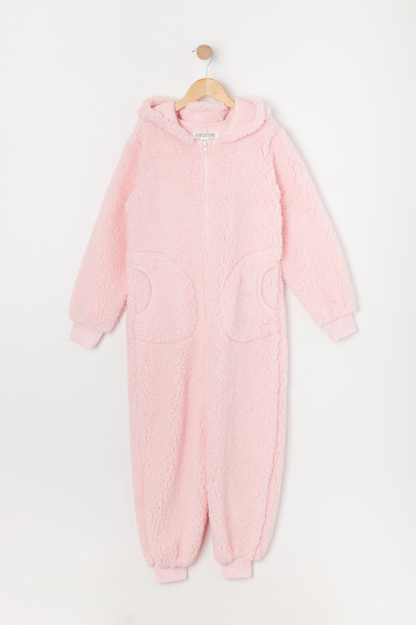 Girls Plush 3D Pig Onesie sold by Urban Planet product image thumbnail 2