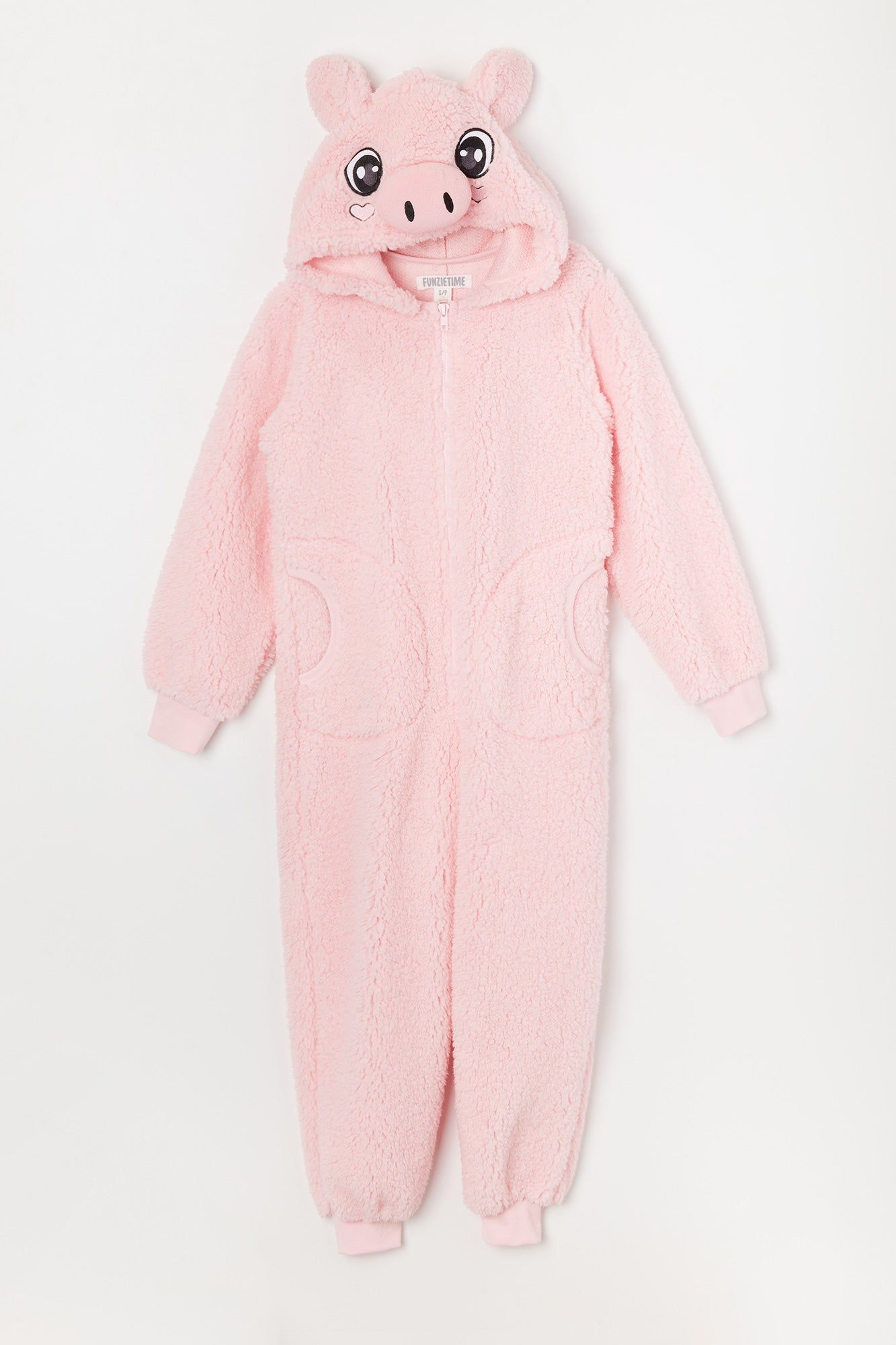 Girls Plush 3D Pig Onesie sold by Urban Planet