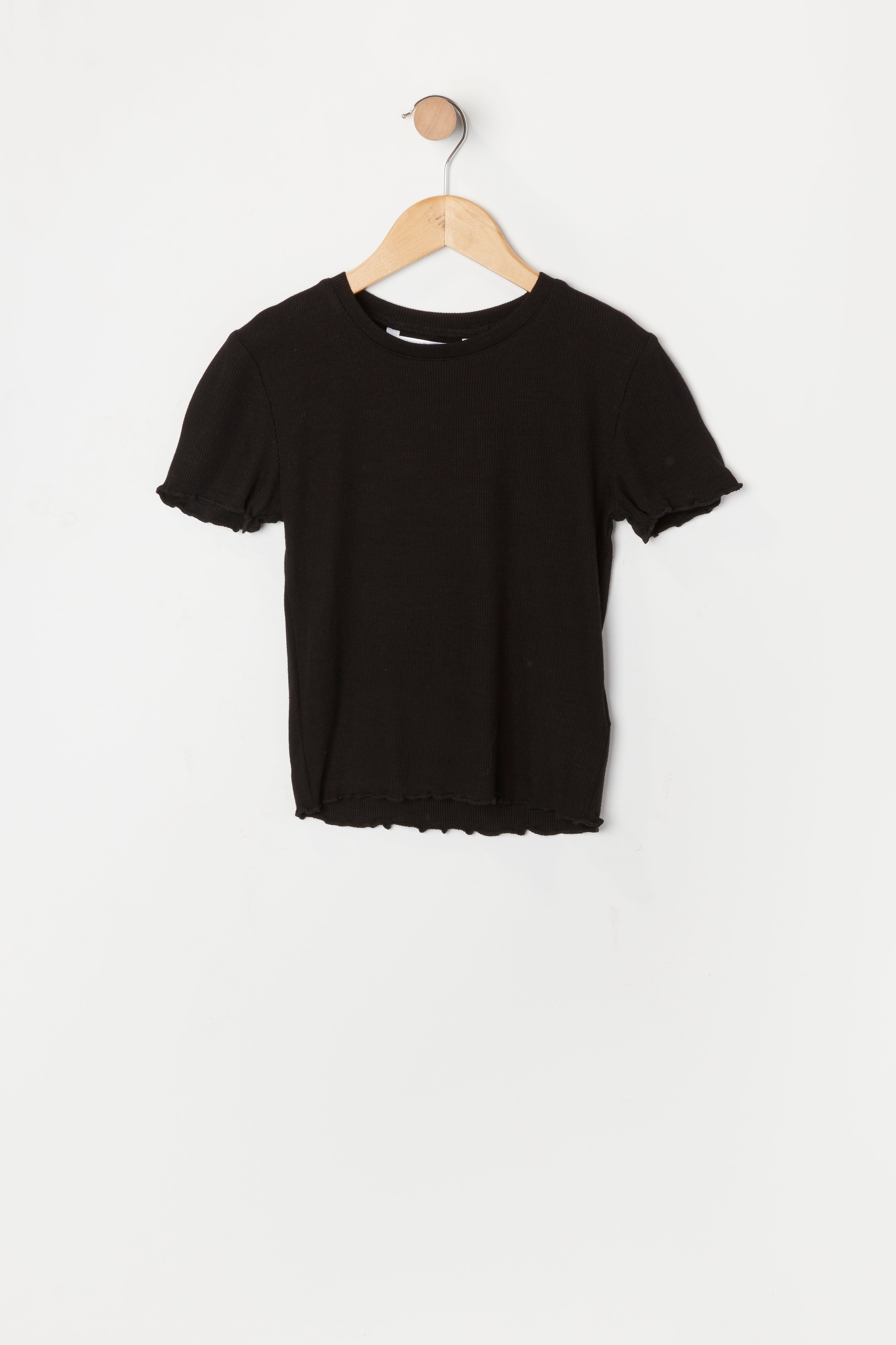 T-shirt avec ourlet volanté pour fille sold by Urban Planet