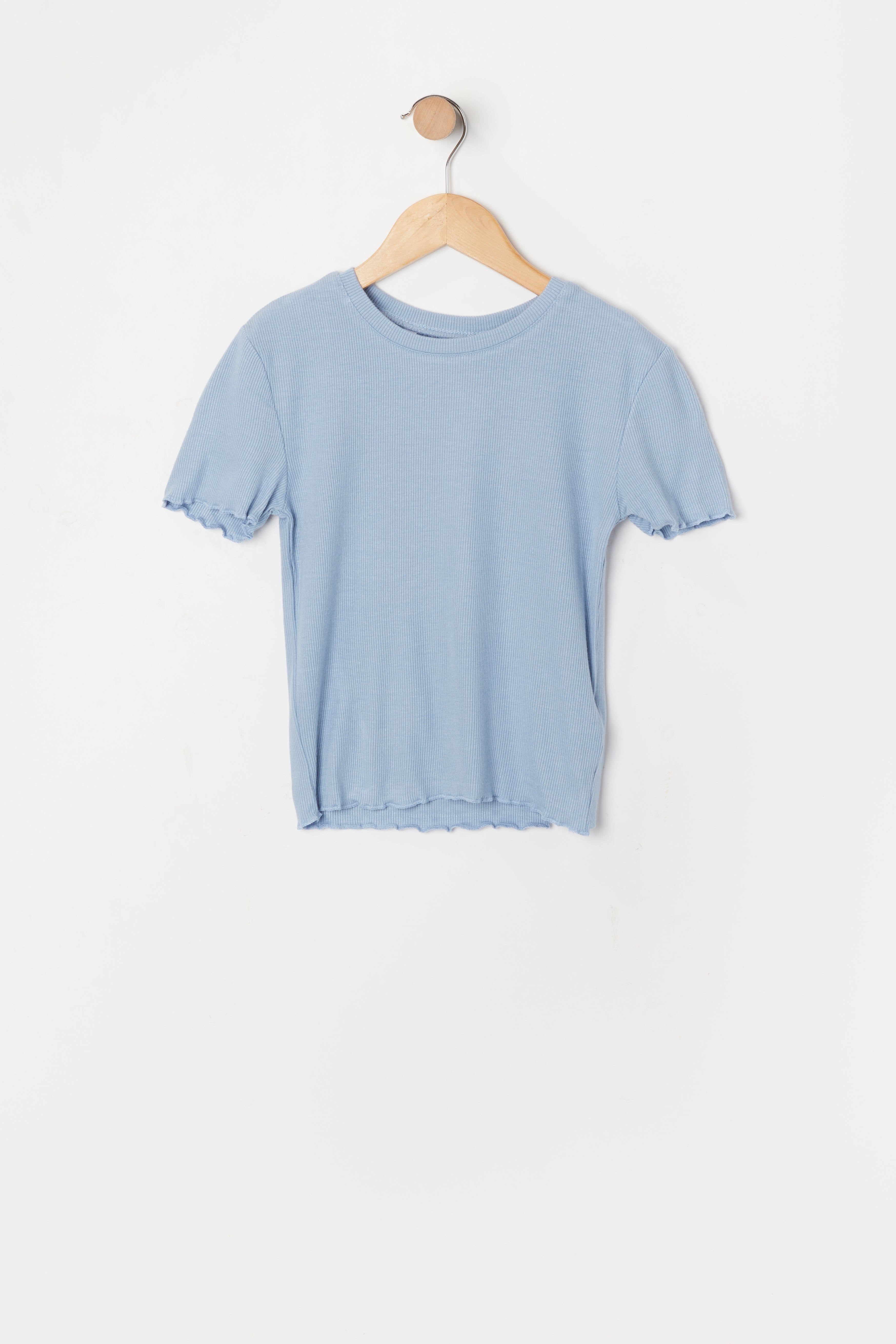 T-shirt avec ourlet volanté pour fille sold by Urban Planet product image thumbnail 7