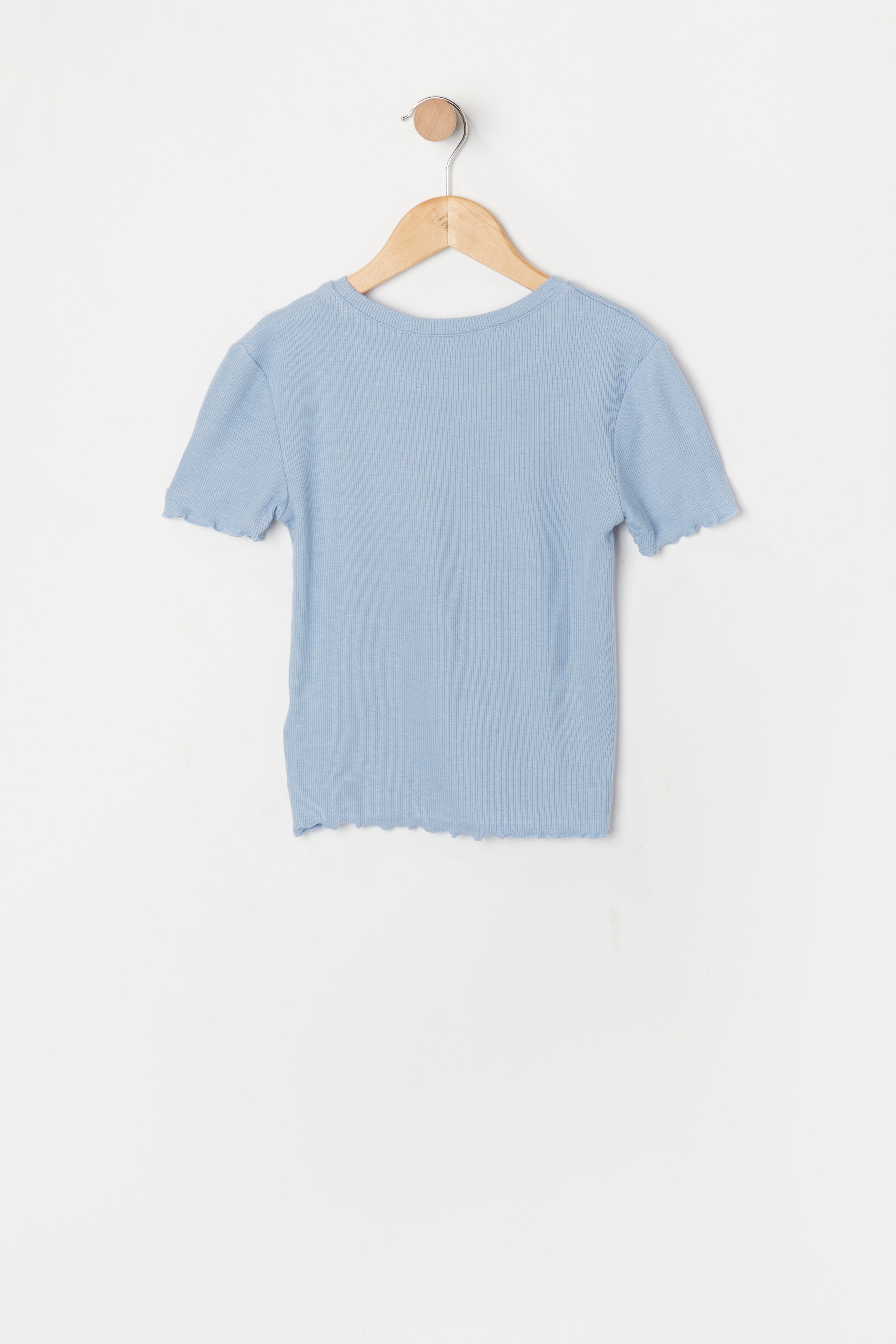T-shirt avec ourlet volanté pour fille sold by Urban Planet product image thumbnail 8