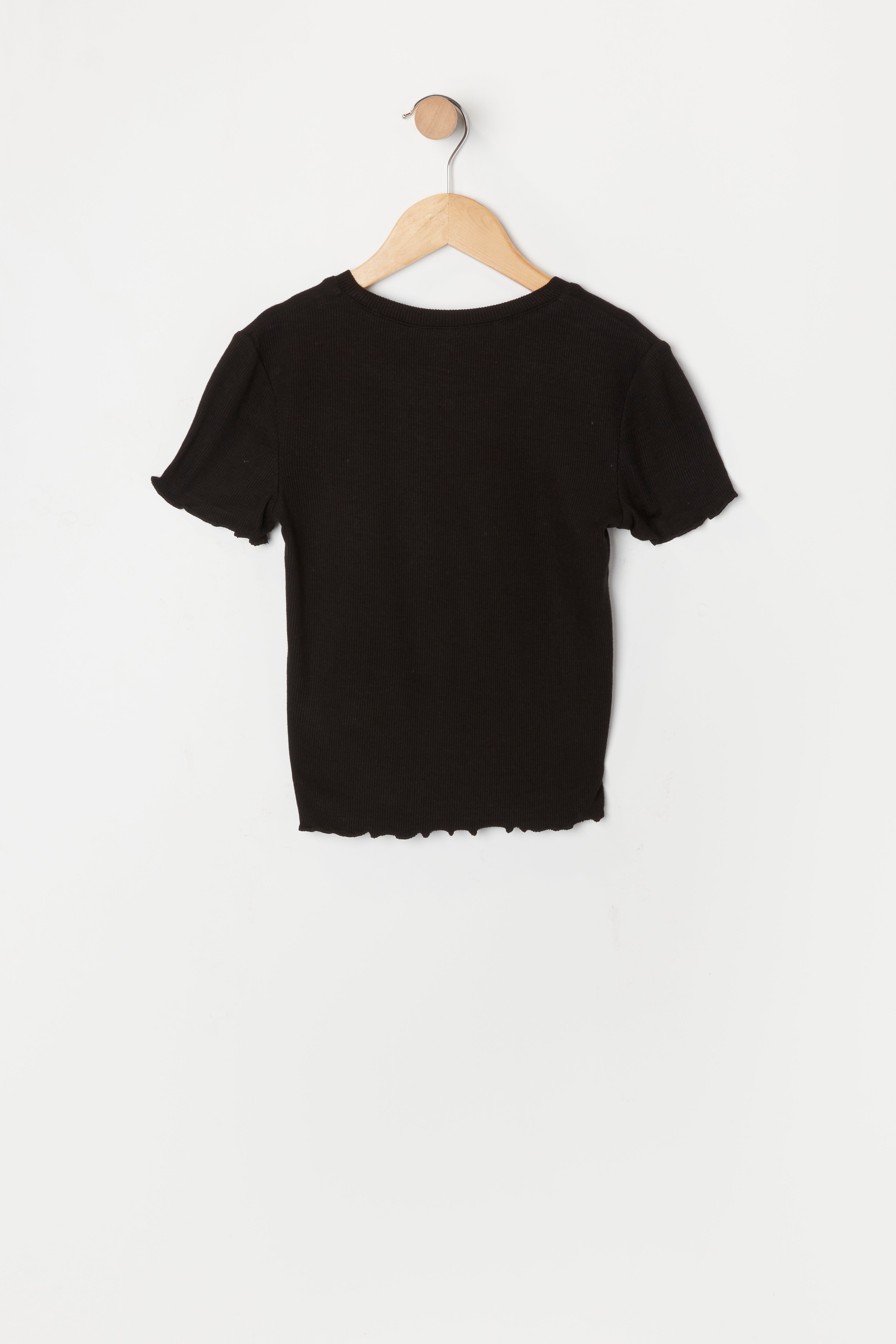 T-shirt avec ourlet volanté pour fille sold by Urban Planet product image thumbnail 2