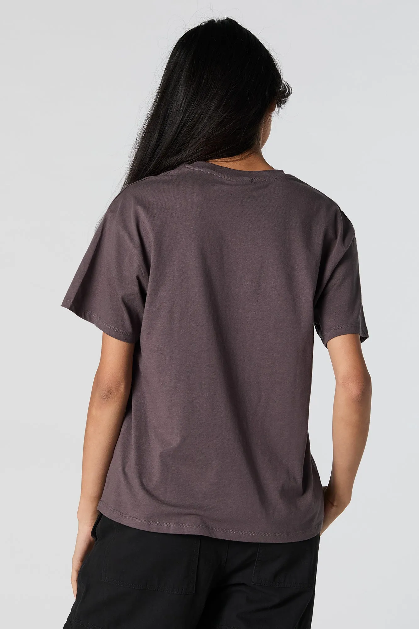 Hot Wheels™ Charcoal Graphic Boyfriend T-Shirt sold by Urban Planet product image thumbnail 4