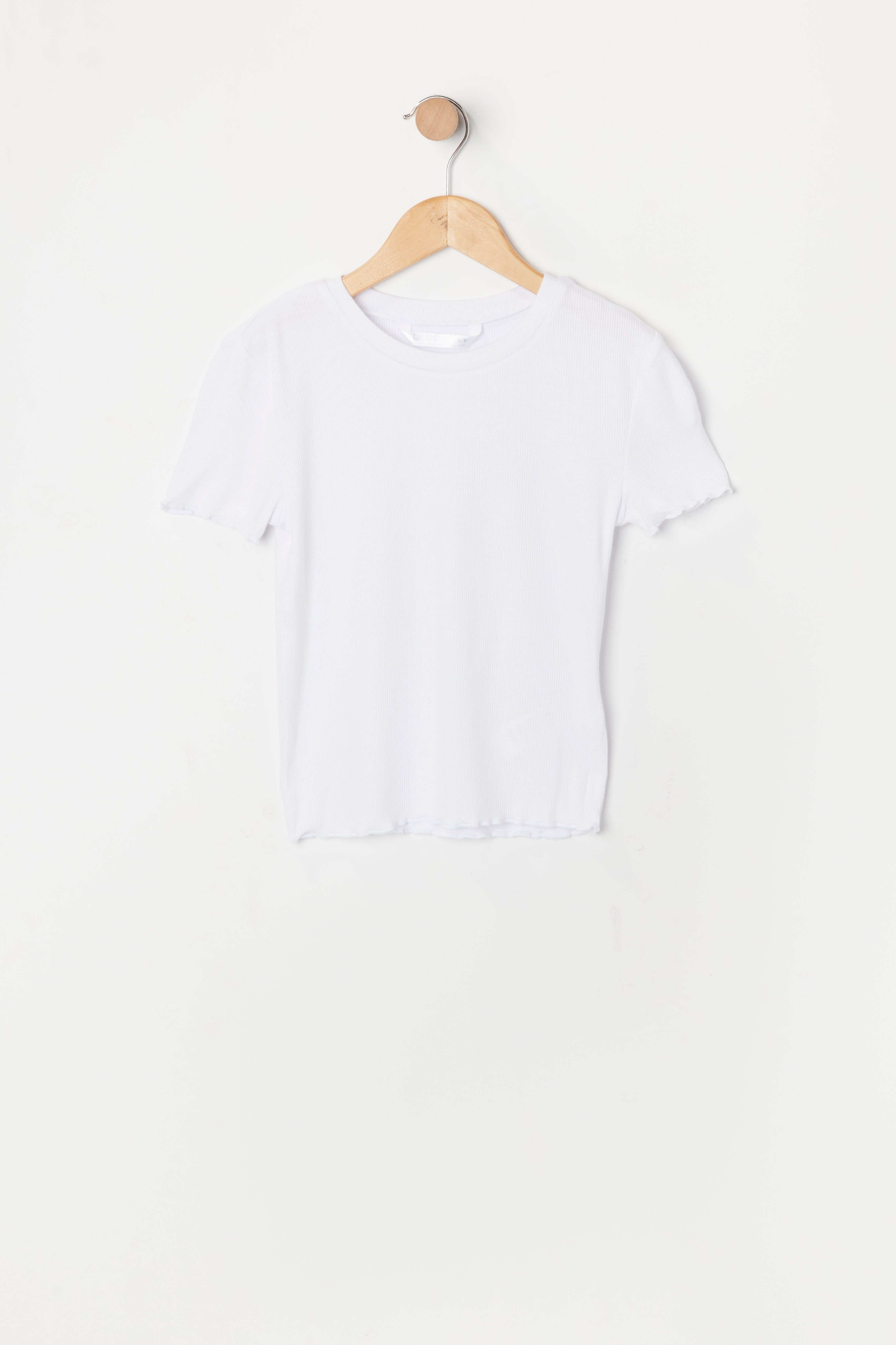 T-shirt avec ourlet volanté pour fille sold by Urban Planet product image thumbnail 3