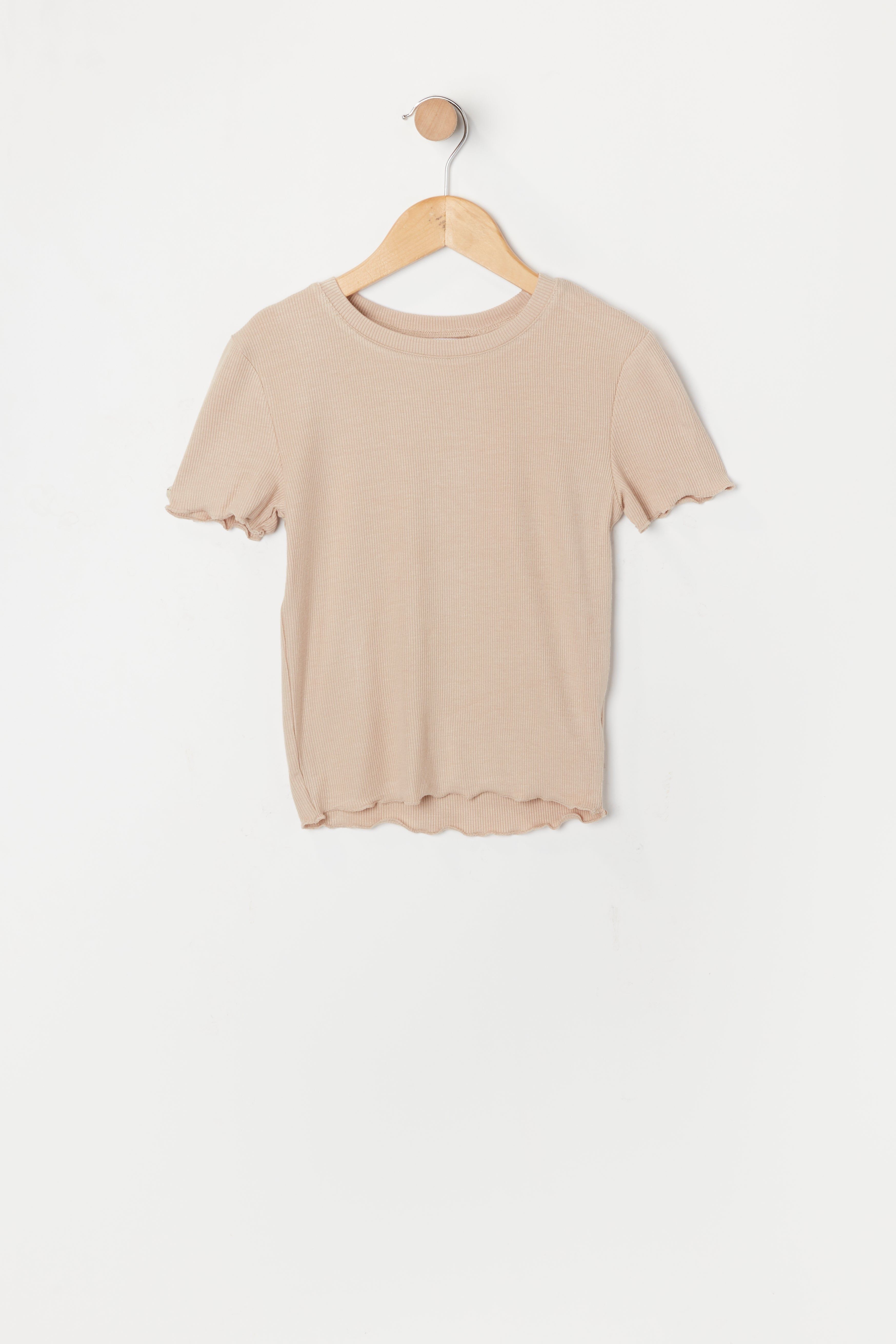 T-shirt avec ourlet volanté pour fille sold by Urban Planet product image thumbnail 5