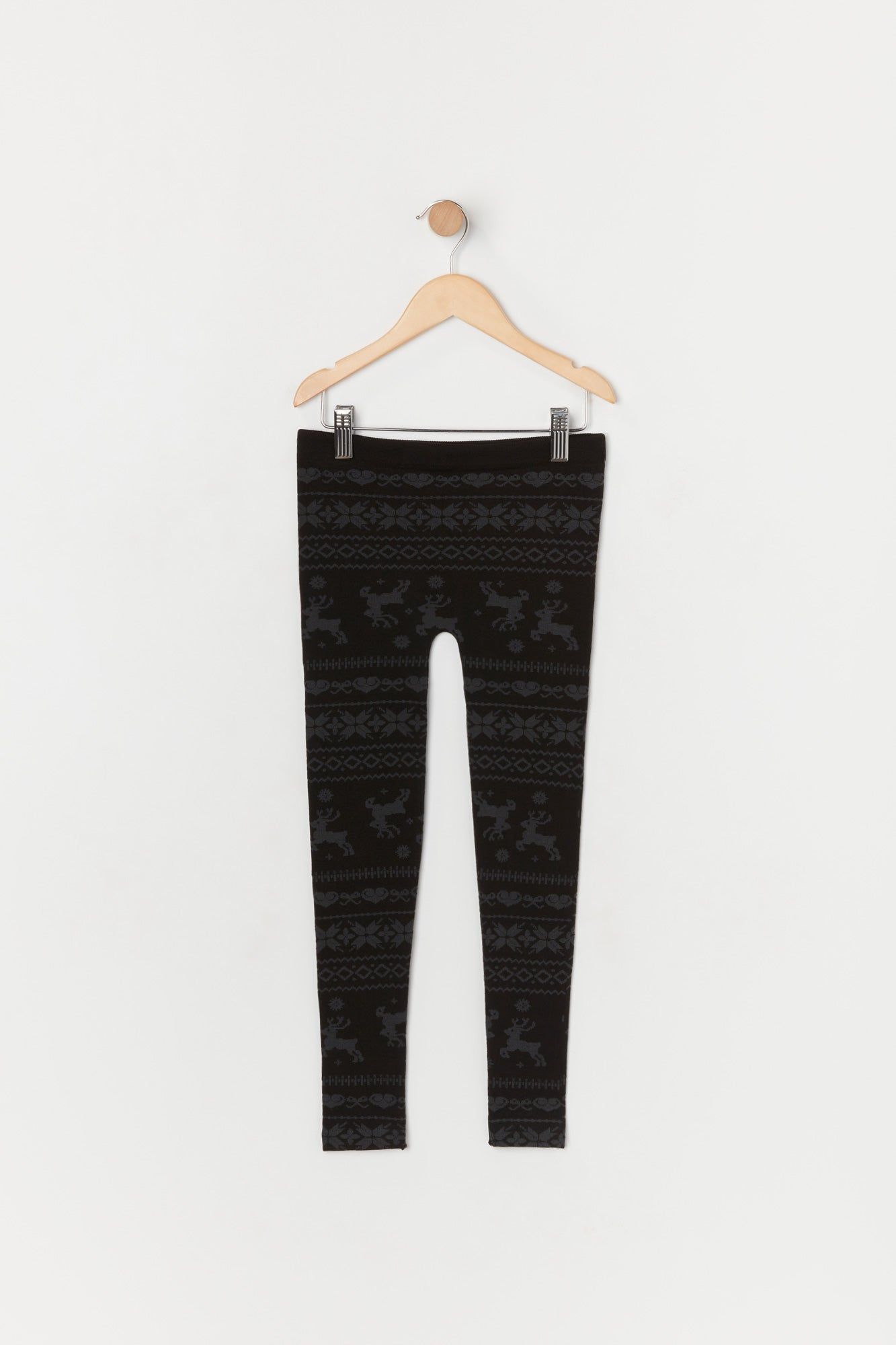 Legging de Noël doublé de similifourrure avec motif jacquard pour fille sold by Urban Planet