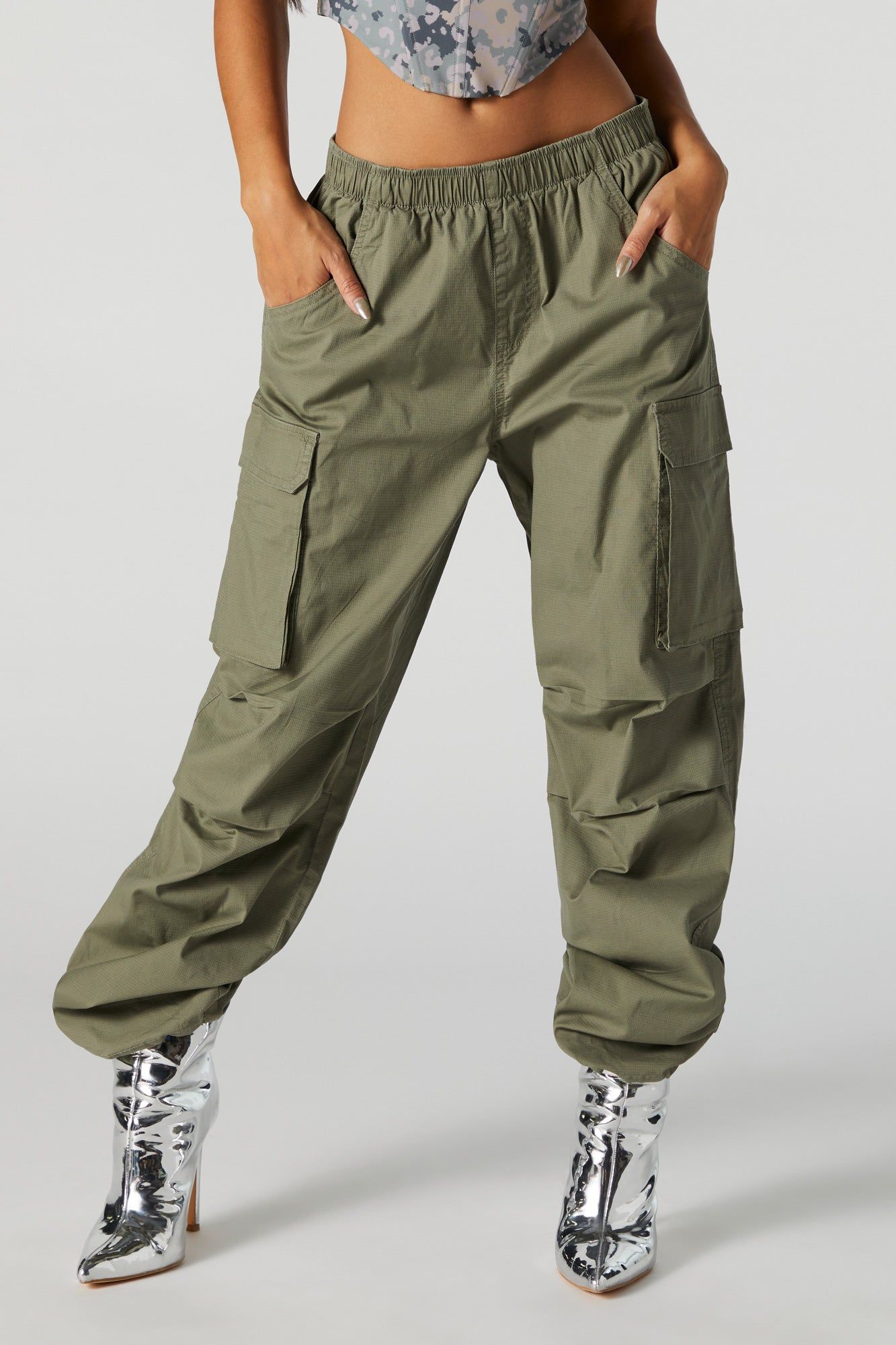 Toggle Drawstring Cargo Jogger sold by Urban Planet product image thumbnail 2