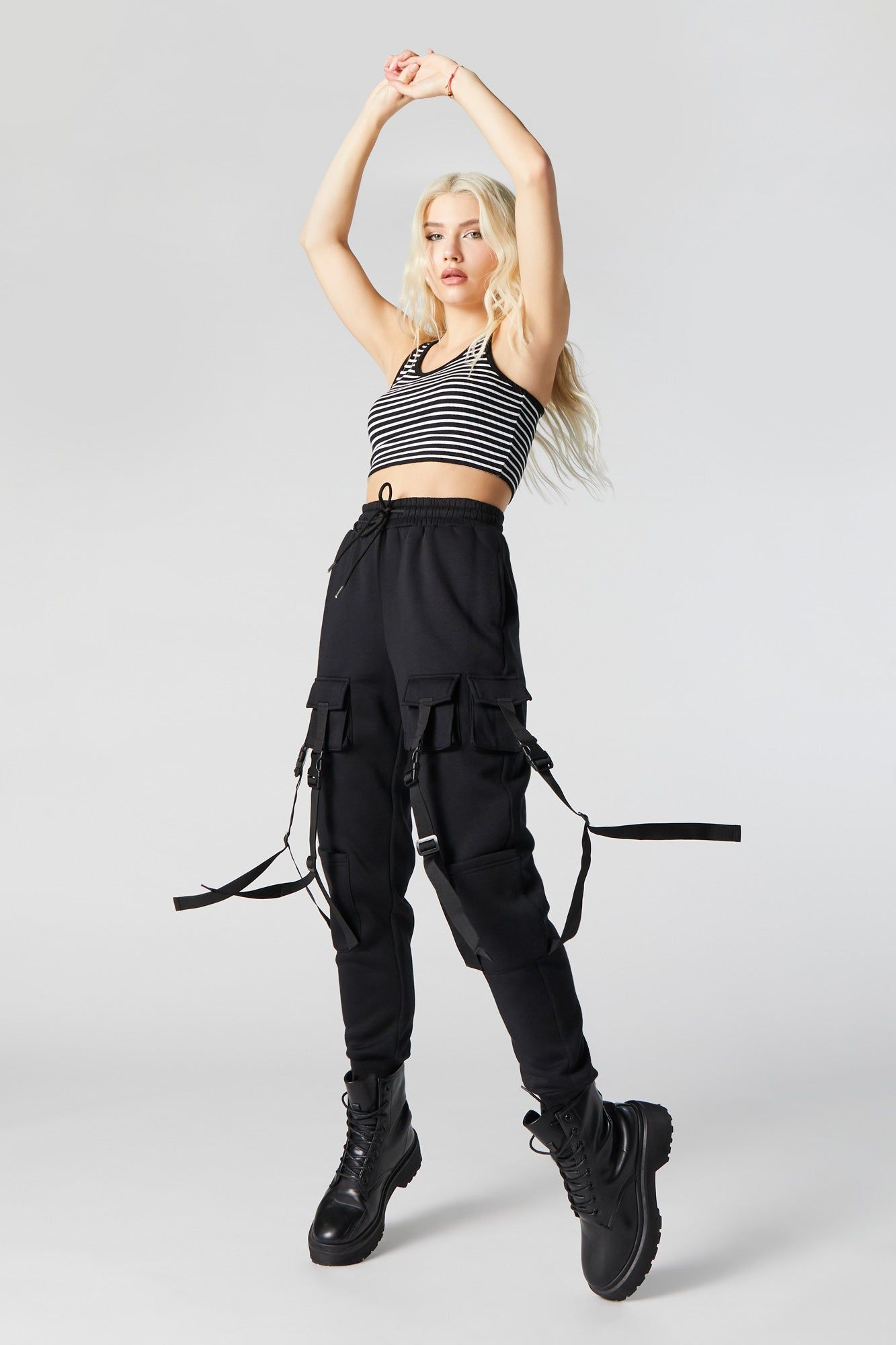 Utility Multi Pocket Cargo Jogger sold by Urban Planet product image thumbnail 4