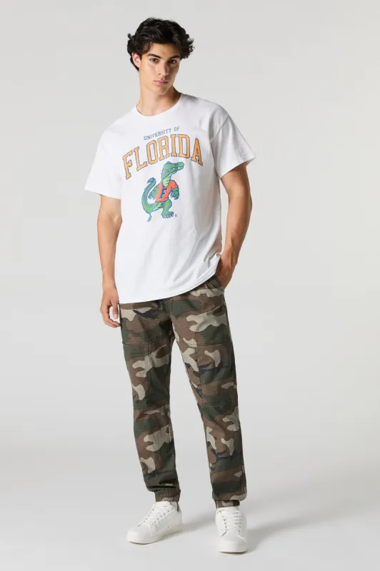 Jogger cargo à motif camouflage avec poche cachée sold by Urban Planet
