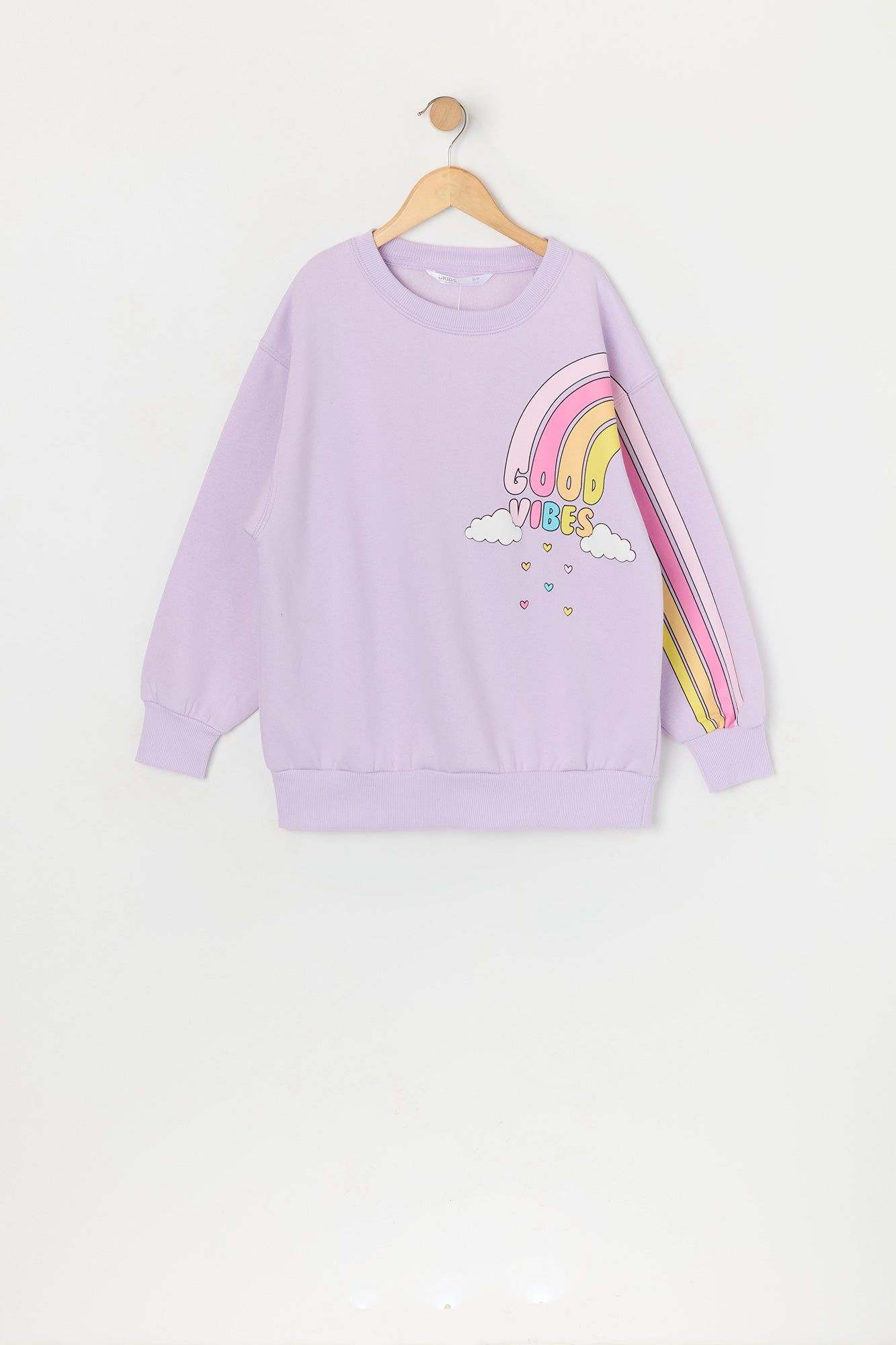 Girls Good Vibes Graphic Sweatshirt and Legging 2 Piece Set sold by Urban Planet product image thumbnail 2
